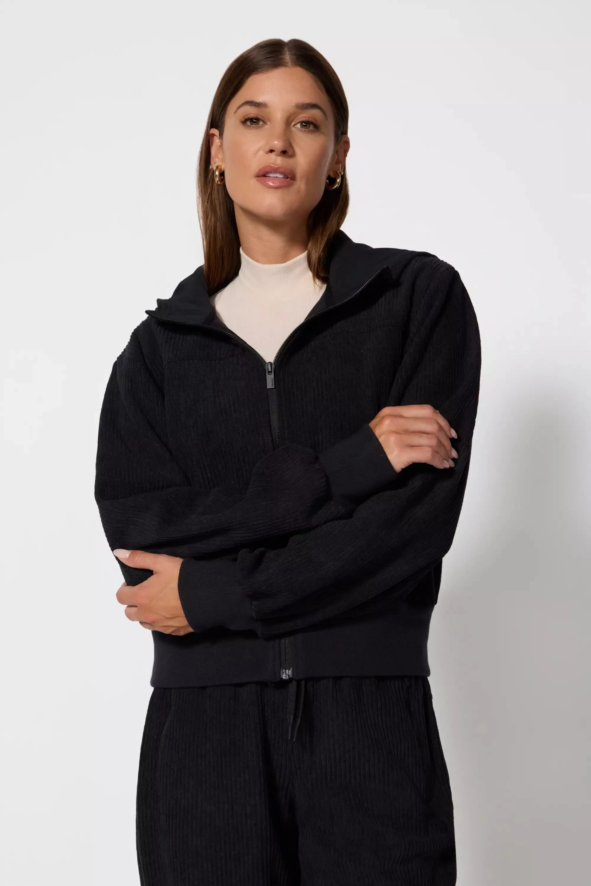Aura Cropped Jacket - Black sold by MPG