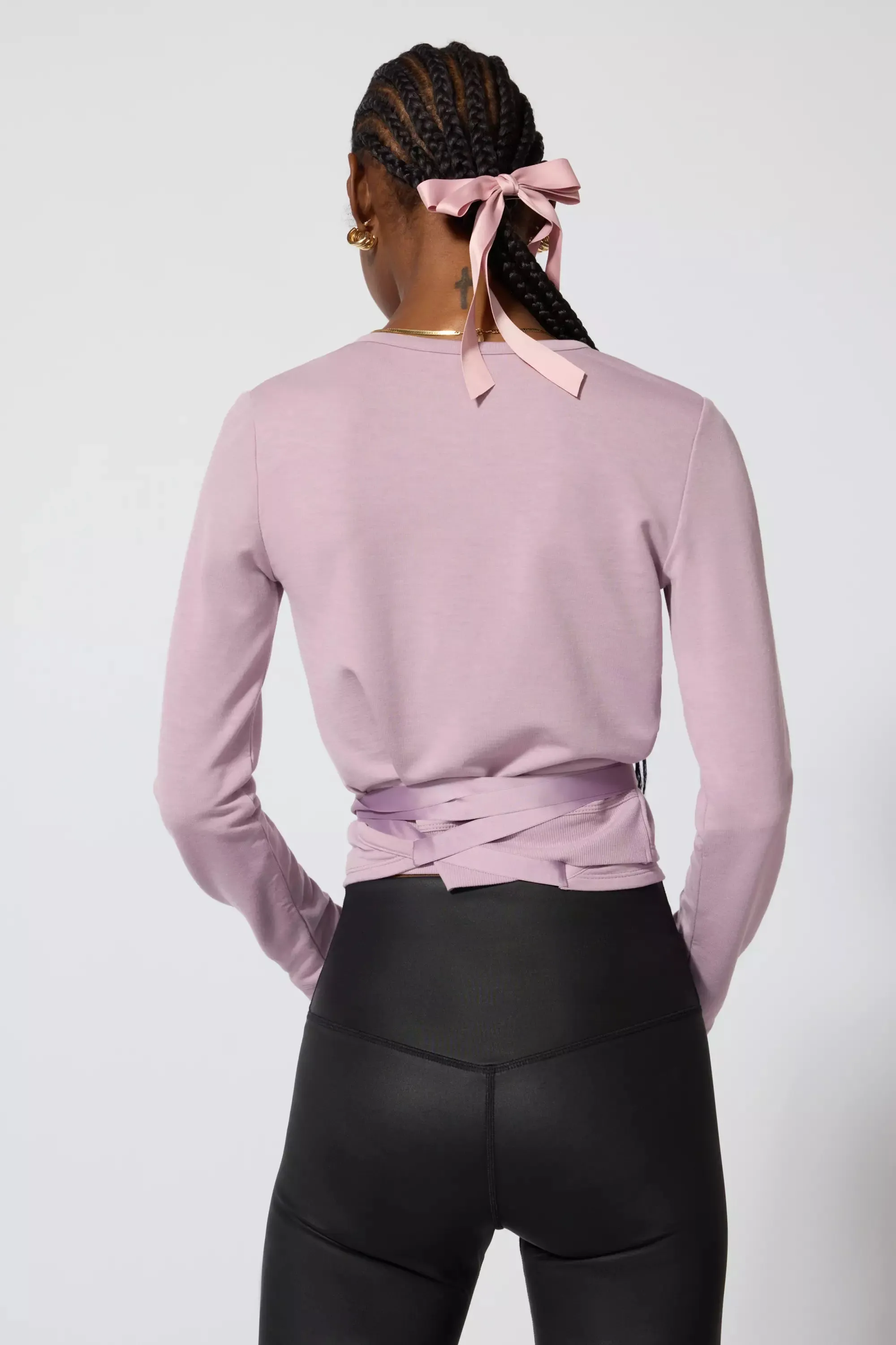 Ballet Wrap Sweatshirt - Sea Fog sold by MPG product image thumbnail 3