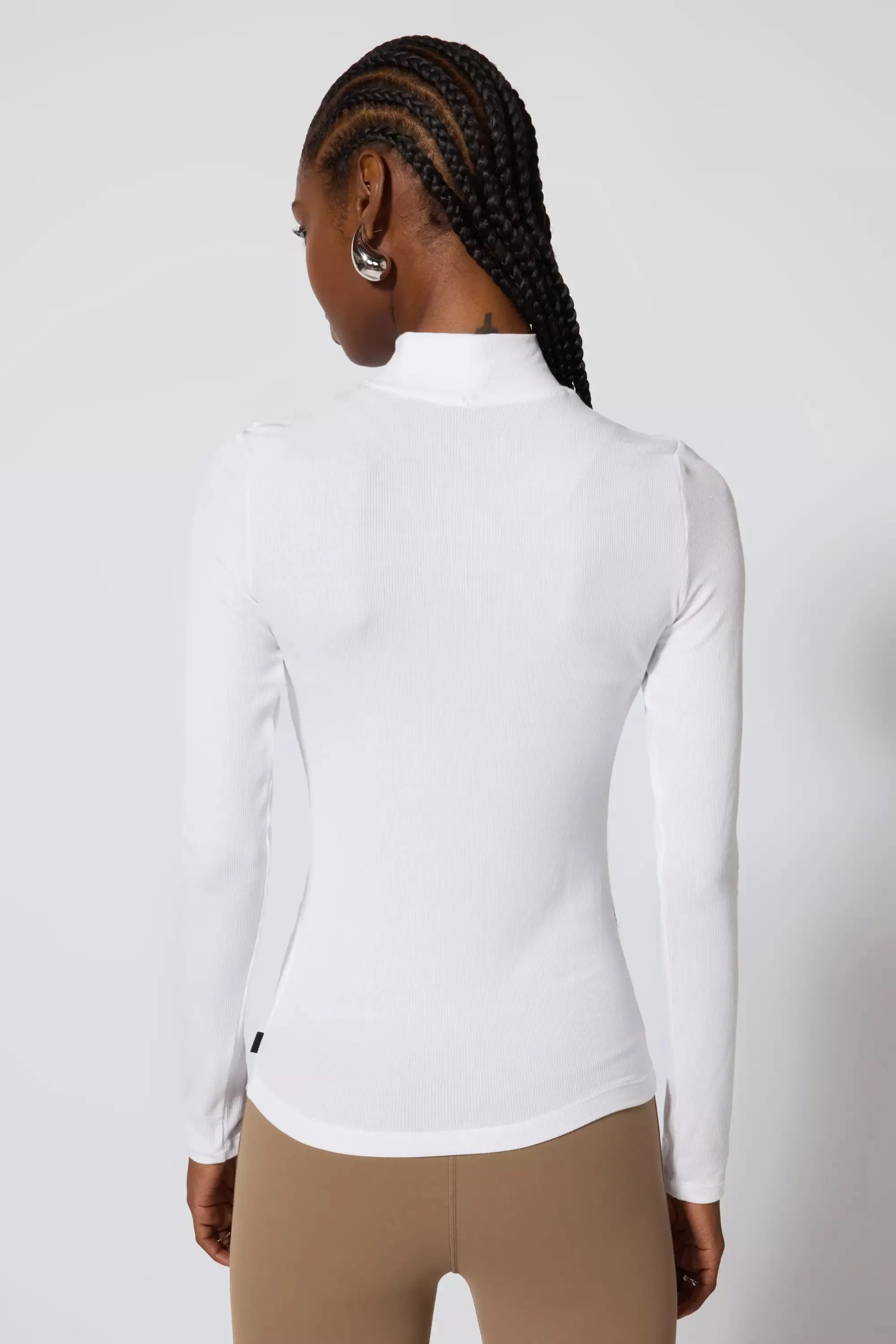 '90s Mock Neck - Brilliant White sold by MPG product image thumbnail 3