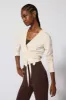 Ballet Wrap Sweatshirt - Htr Birch sold by MPG
