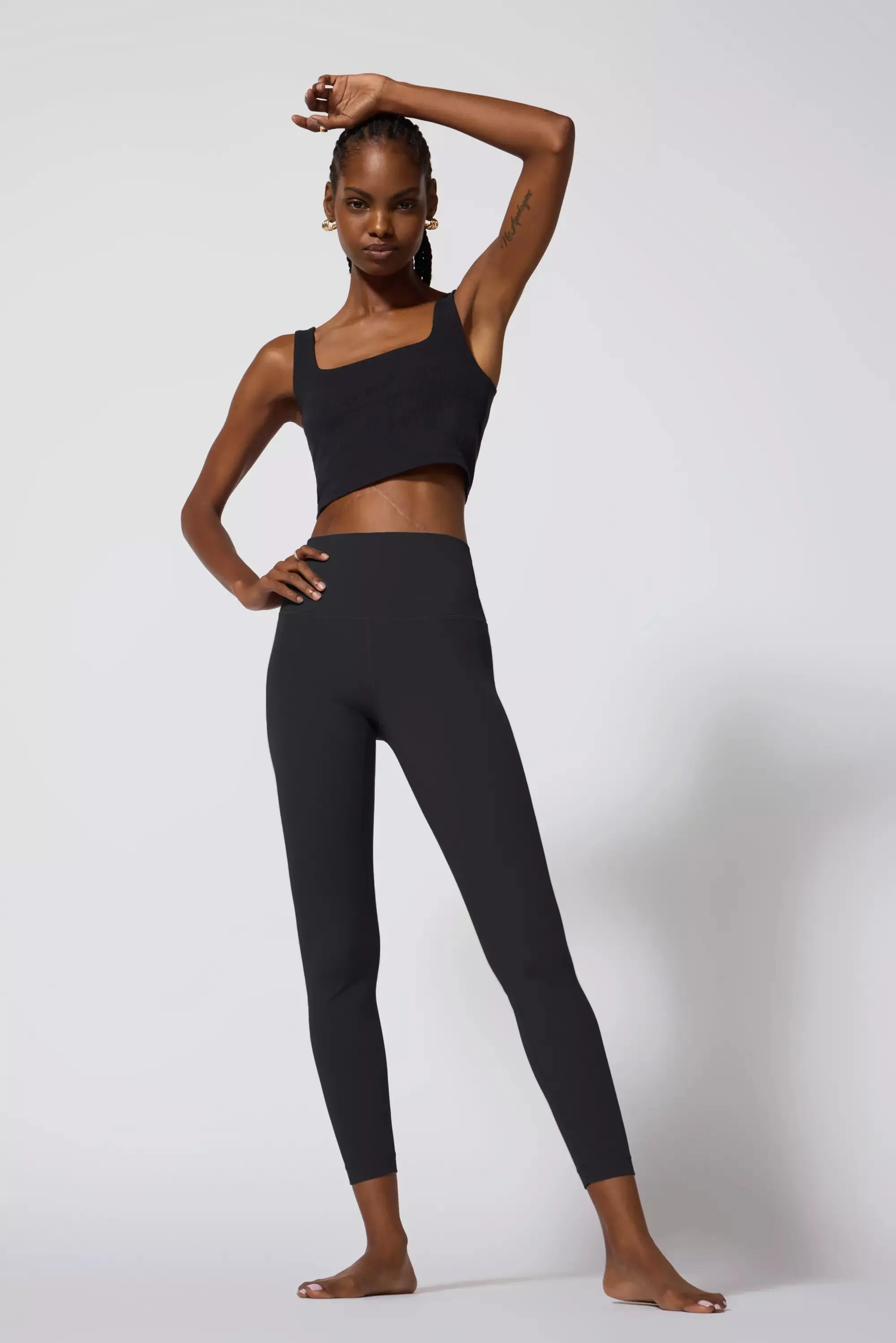 Ribbed Legging - Jet Black sold by MPG