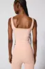 Ribbed Crop Tank - Rose Cloud sold by MPG