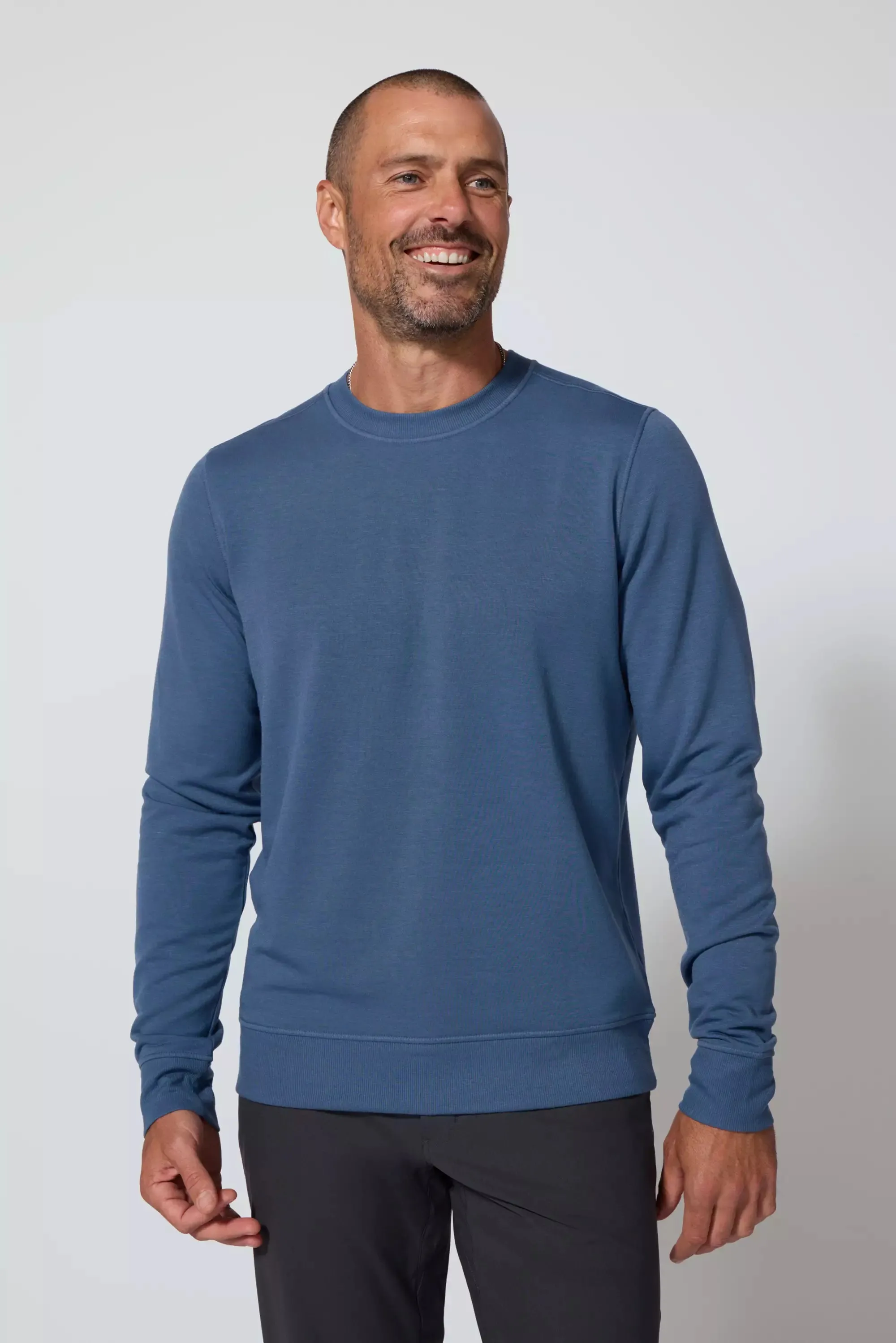 Men's Modal Fleece Pullover - Petrol Blue sold by MPG product image thumbnail 5