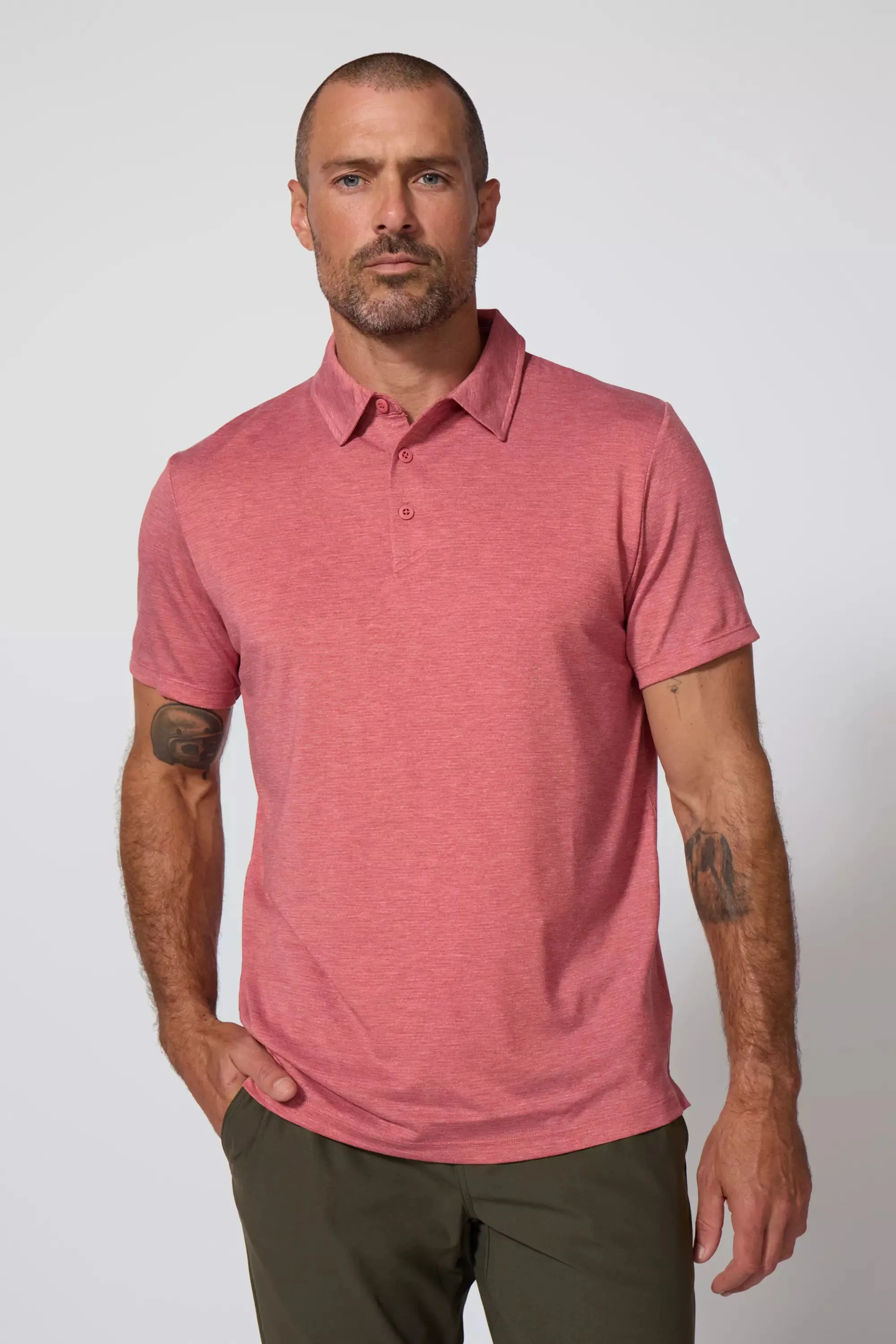 Triumph Polo - Mineral Red Melange sold by MPG product image thumbnail 3