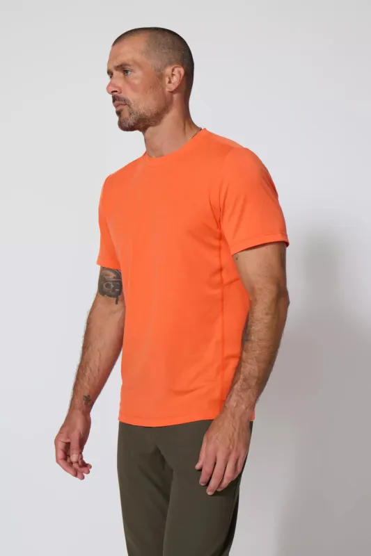 Performance Knit Tee - Flame sold by MPG