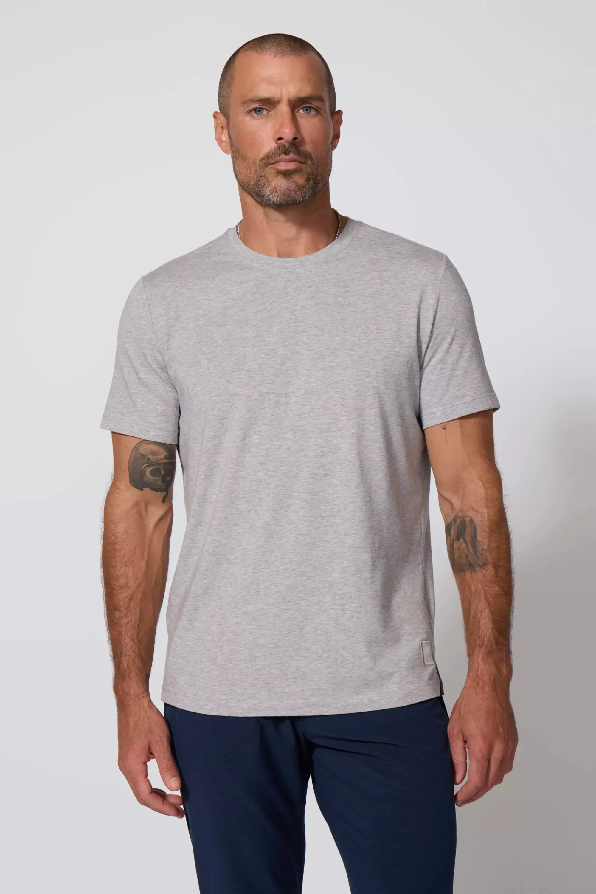 Pima Cotton Tee - Htr Concrete sold by MPG product image thumbnail 3