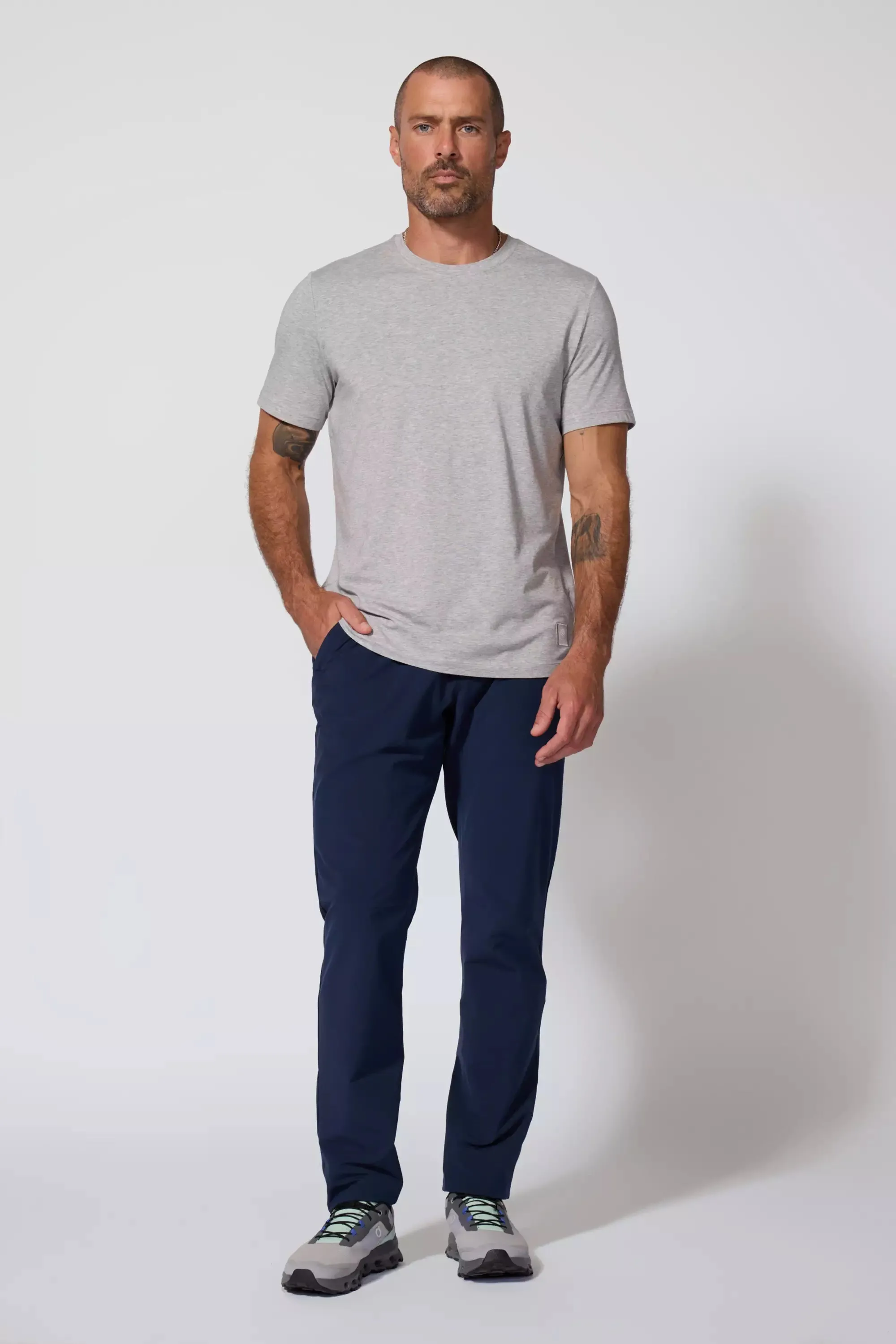 Pima Cotton Tee - Htr Concrete sold by MPG product image thumbnail 2
