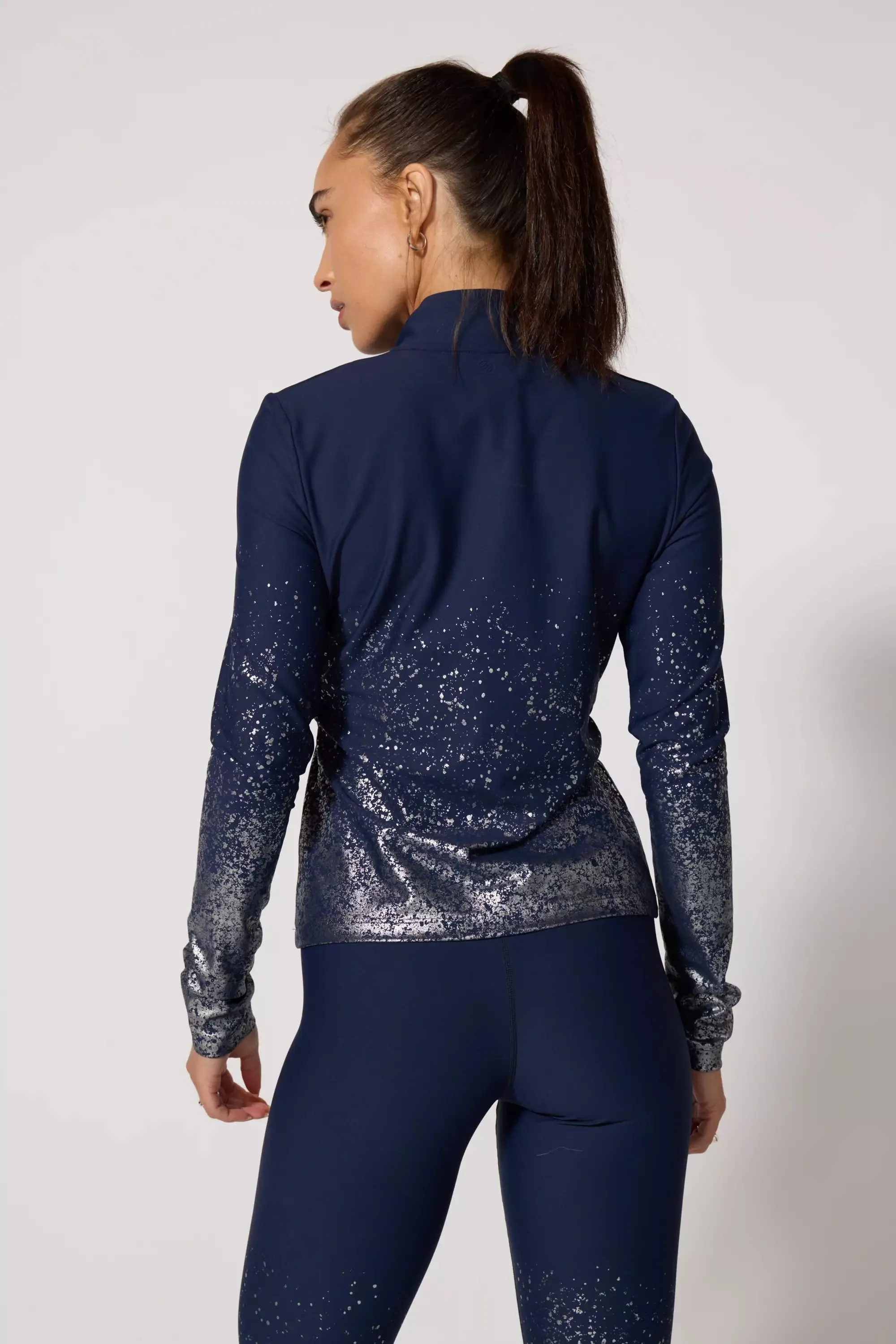 Foil Print Quarter Zip - Deep Navy sold by MPG product image thumbnail 3