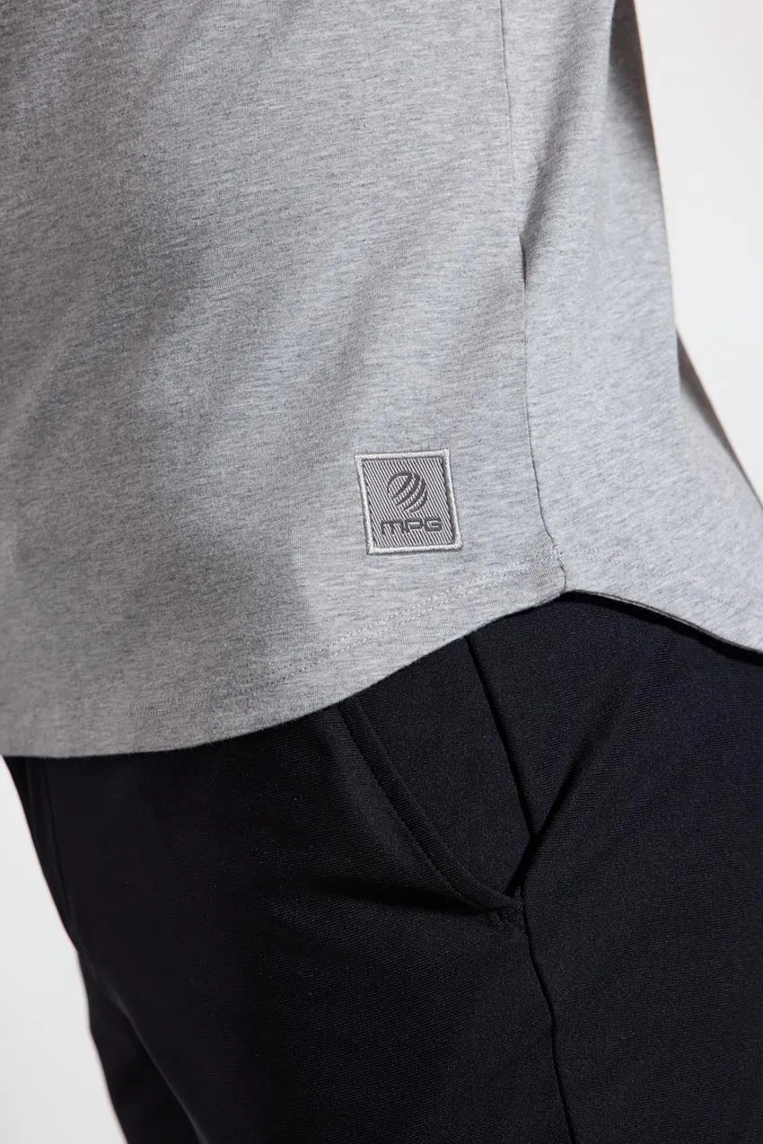 Pima Cotton Henley - Htr Concrete sold by MPG product image thumbnail 5