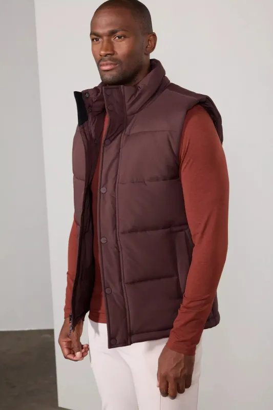 Featherlight Puffer Vest - Chocolate Brown sold by MPG