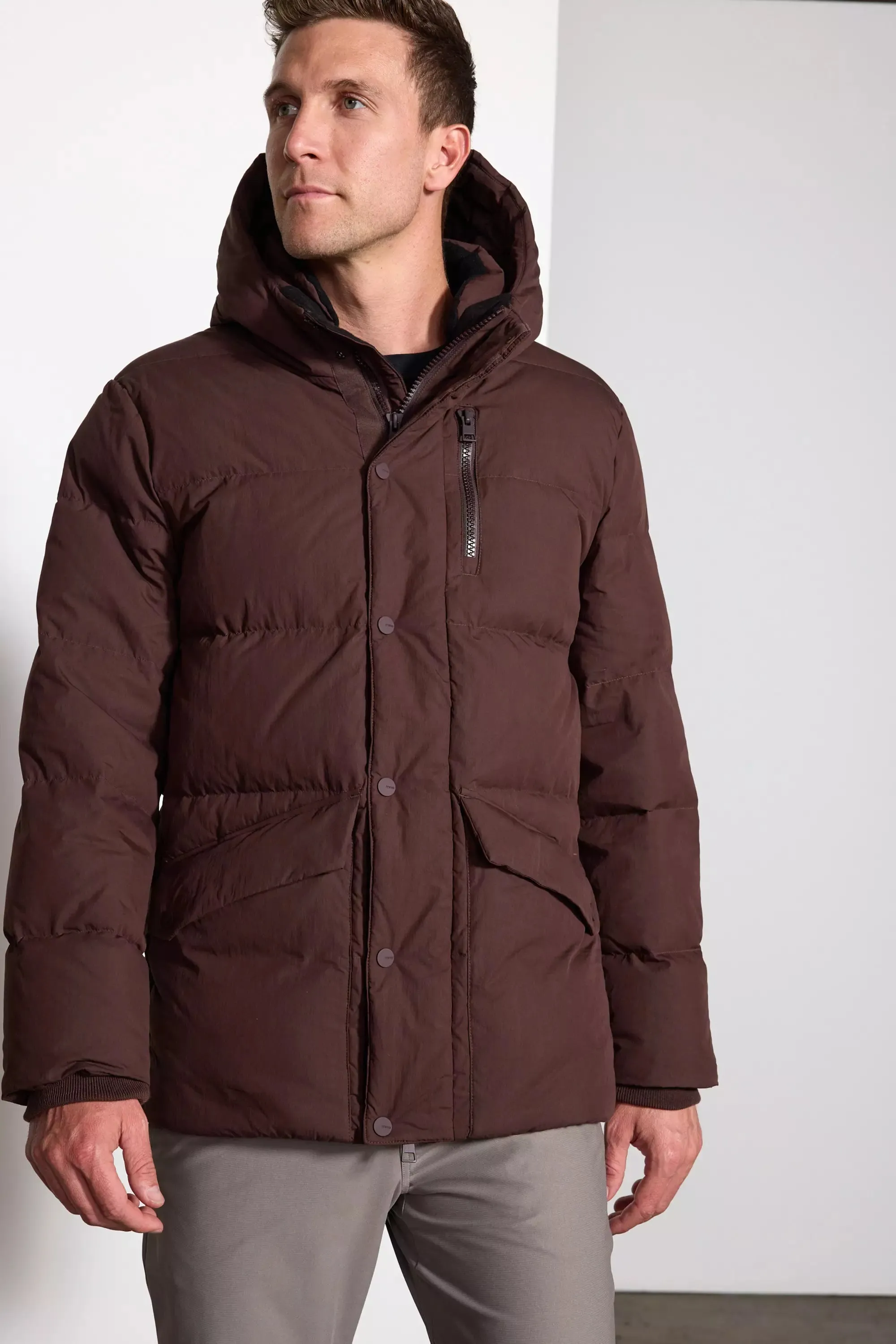 RDS Down Cargo Parka - Chocolate Brown sold by MPG product image thumbnail 4