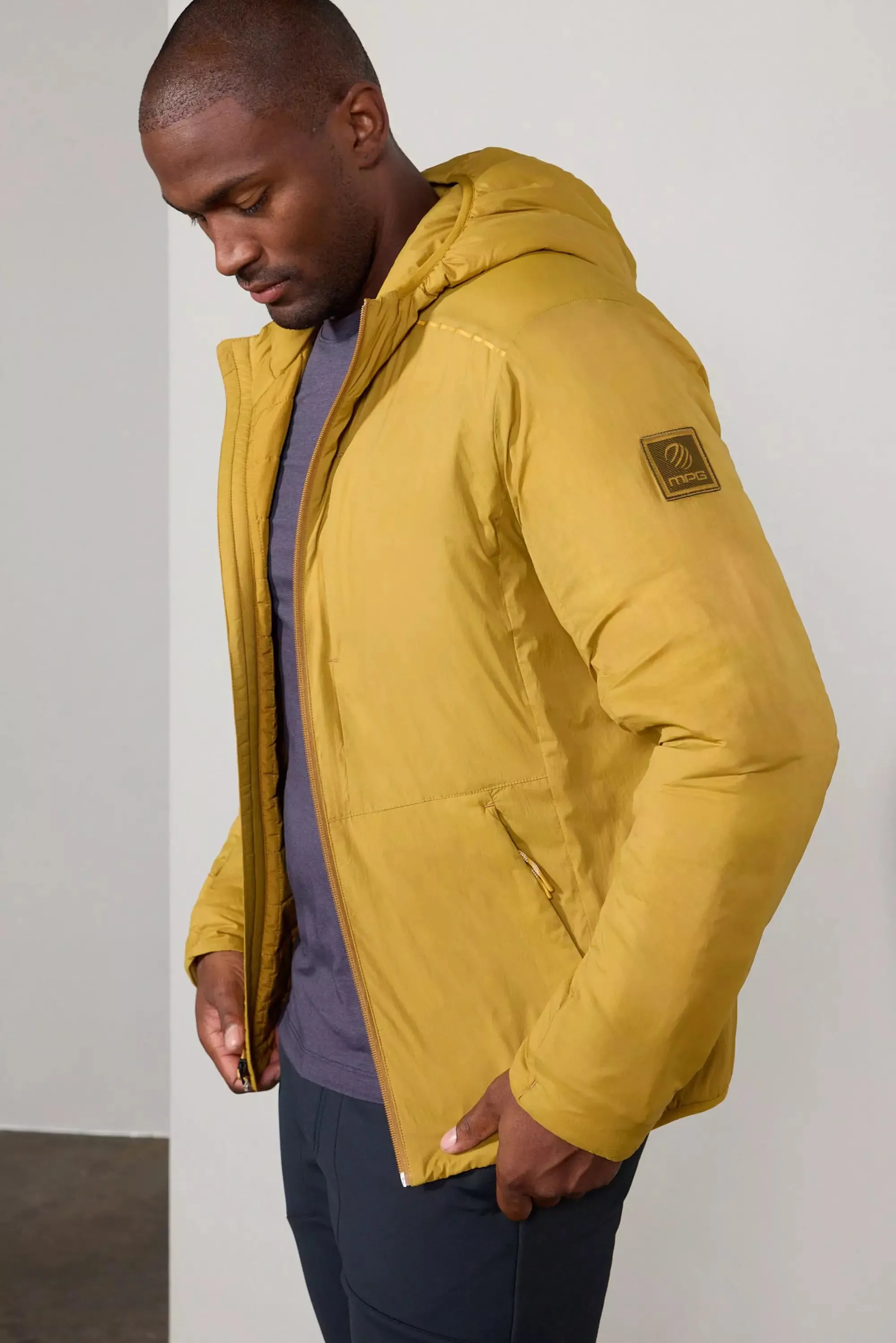 Insulated Tech Jacket - Old Gold sold by MPG product image thumbnail 4