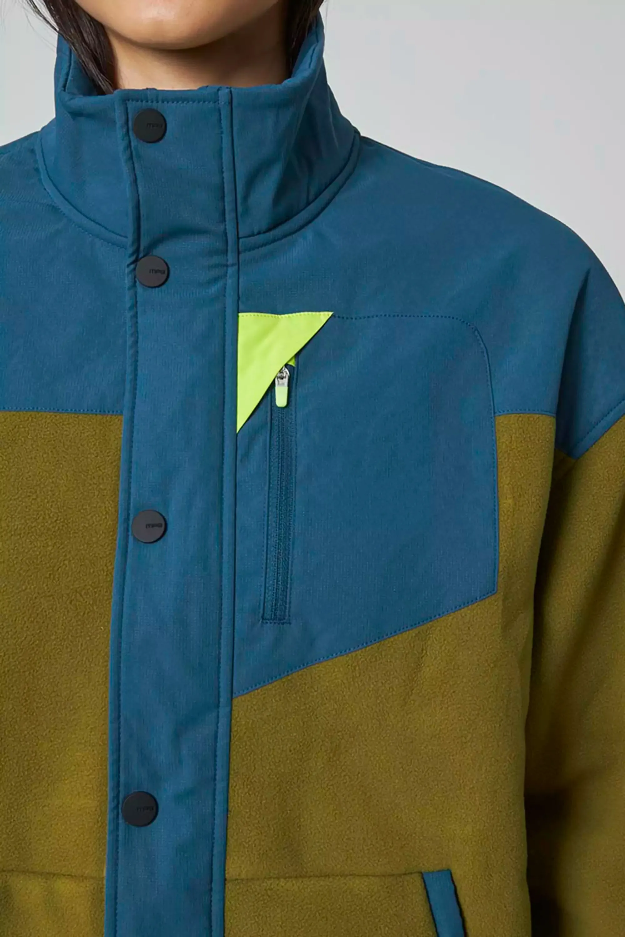Elevate Mix-Media Jacket - Avocado sold by MPG product image thumbnail 4