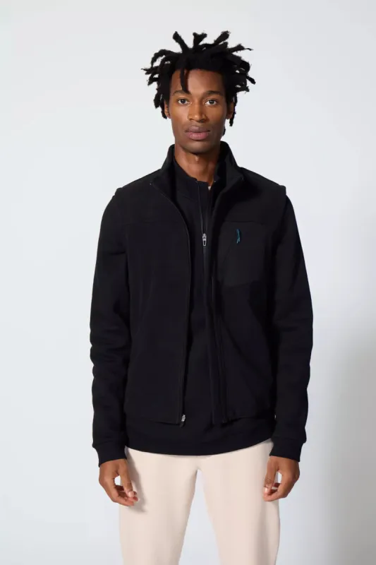 Elevate Fleece Vest - Black sold by MPG