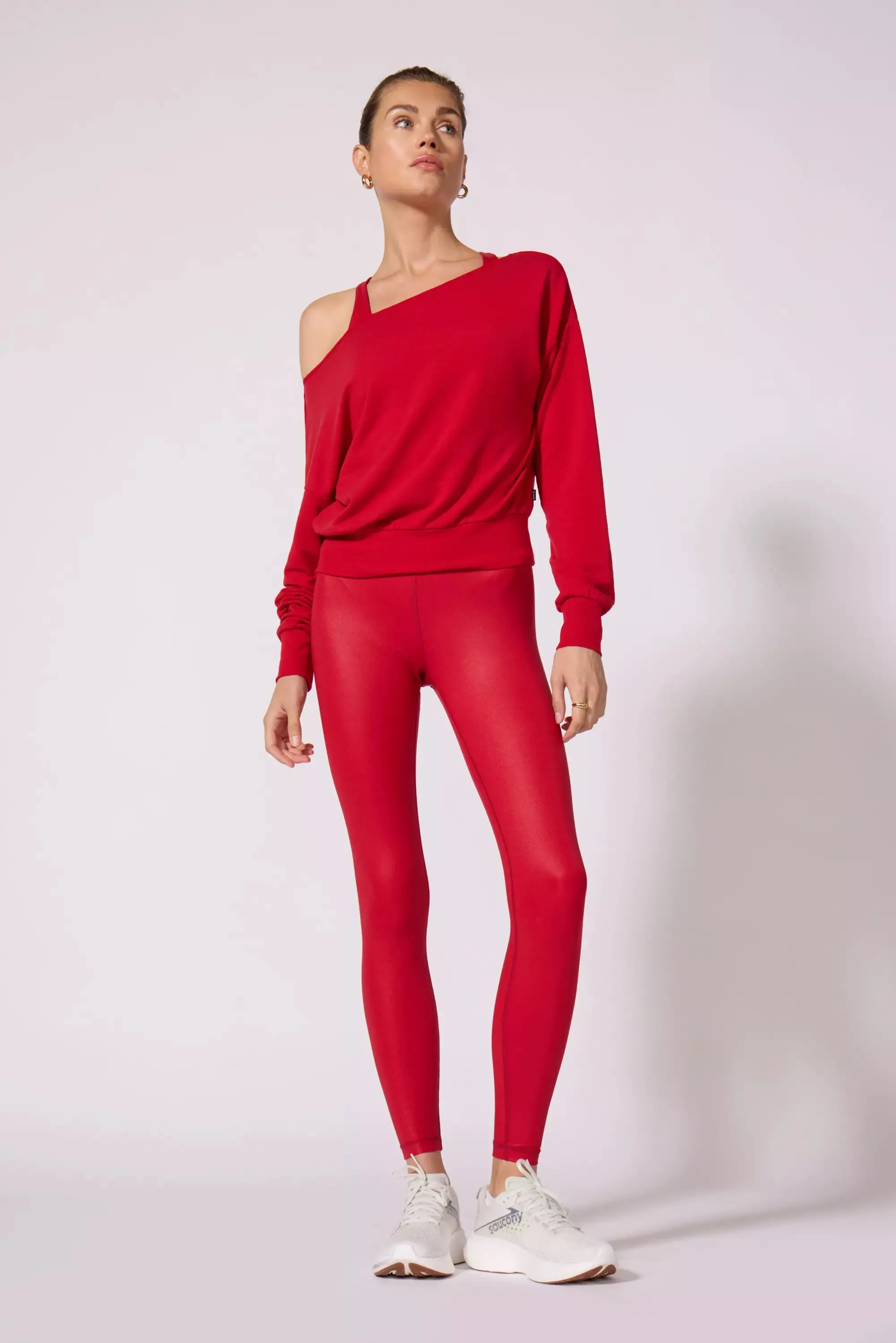 Flashdance Sweatshirt - Haute Red sold by MPG product image thumbnail 2