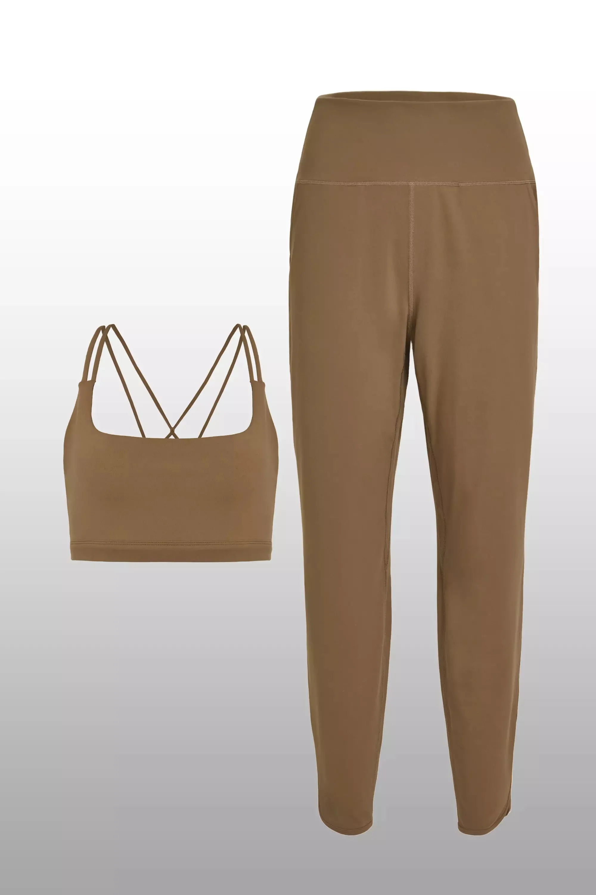 Cloud Bra & Jogger Bundle in Caribou sold by MPG