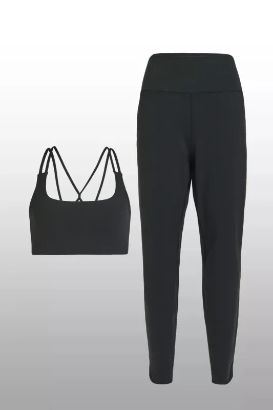 Cloud Bra & Jogger Bundle in Jet Black sold by MPG