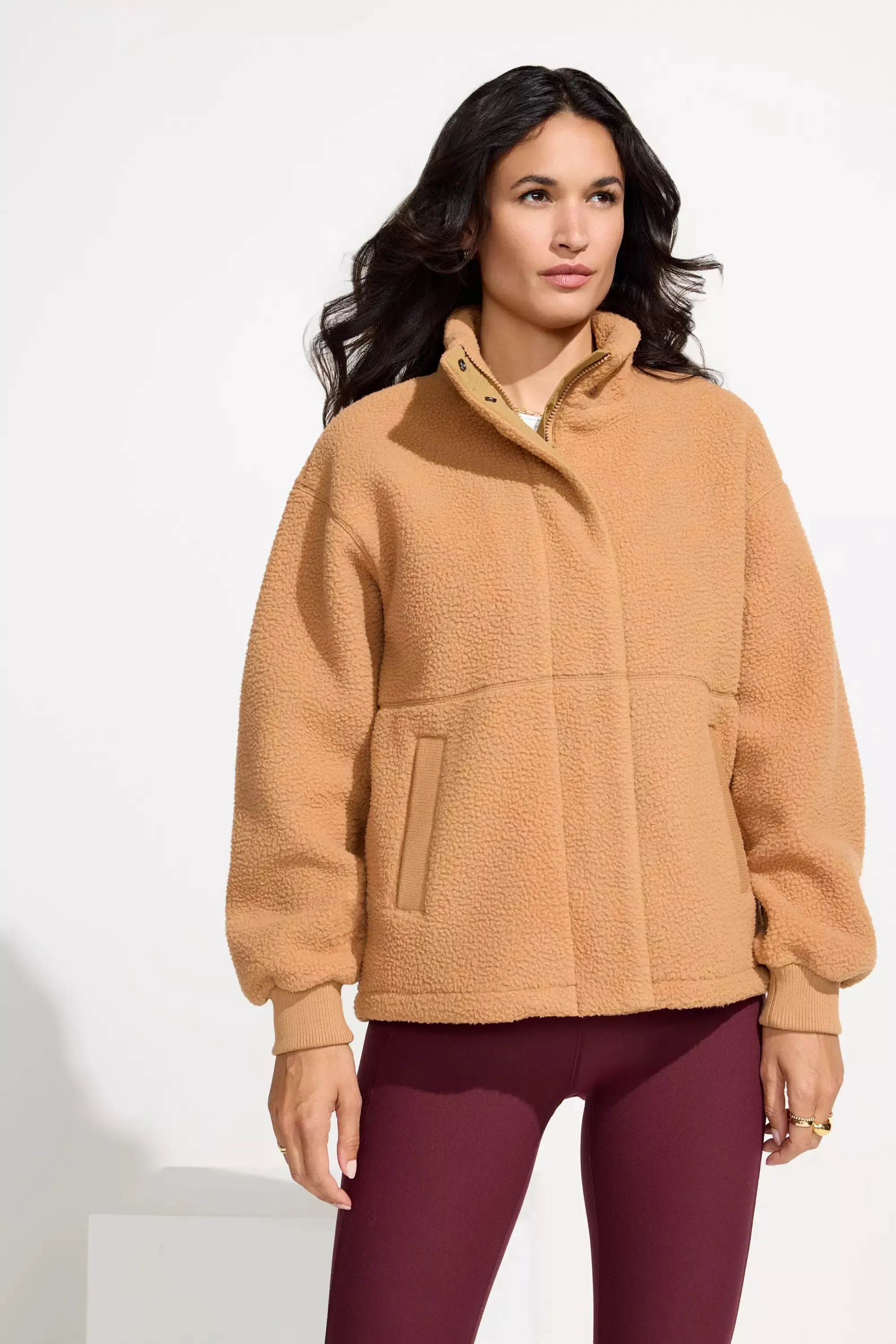 Cropped Fleece Jacket sold by Mondetta product image thumbnail 2