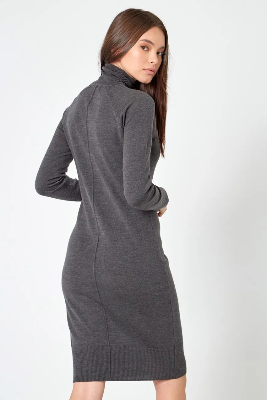 Negotiate Sustainable Merino Sweater Dress sold by Mondetta product image thumbnail 3