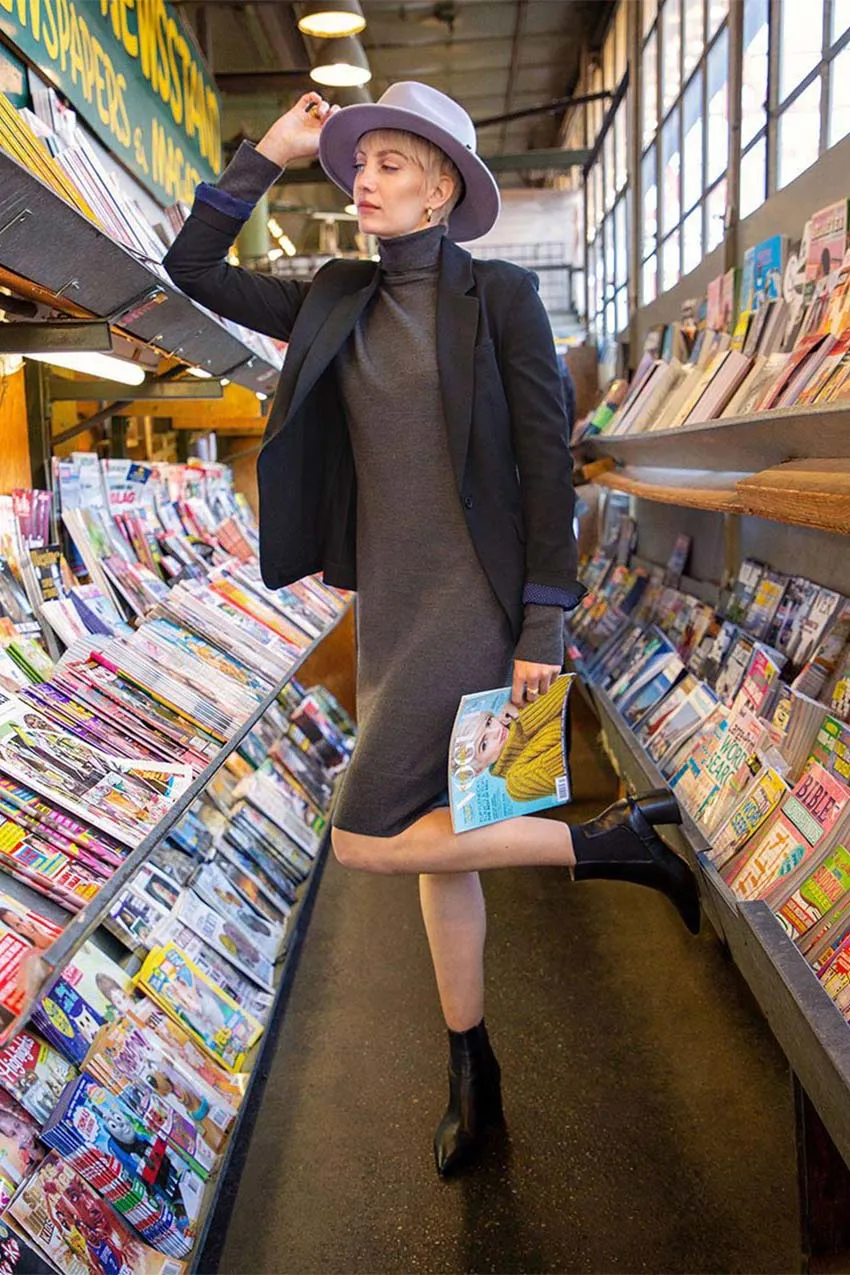 Negotiate Sustainable Merino Sweater Dress sold by Mondetta