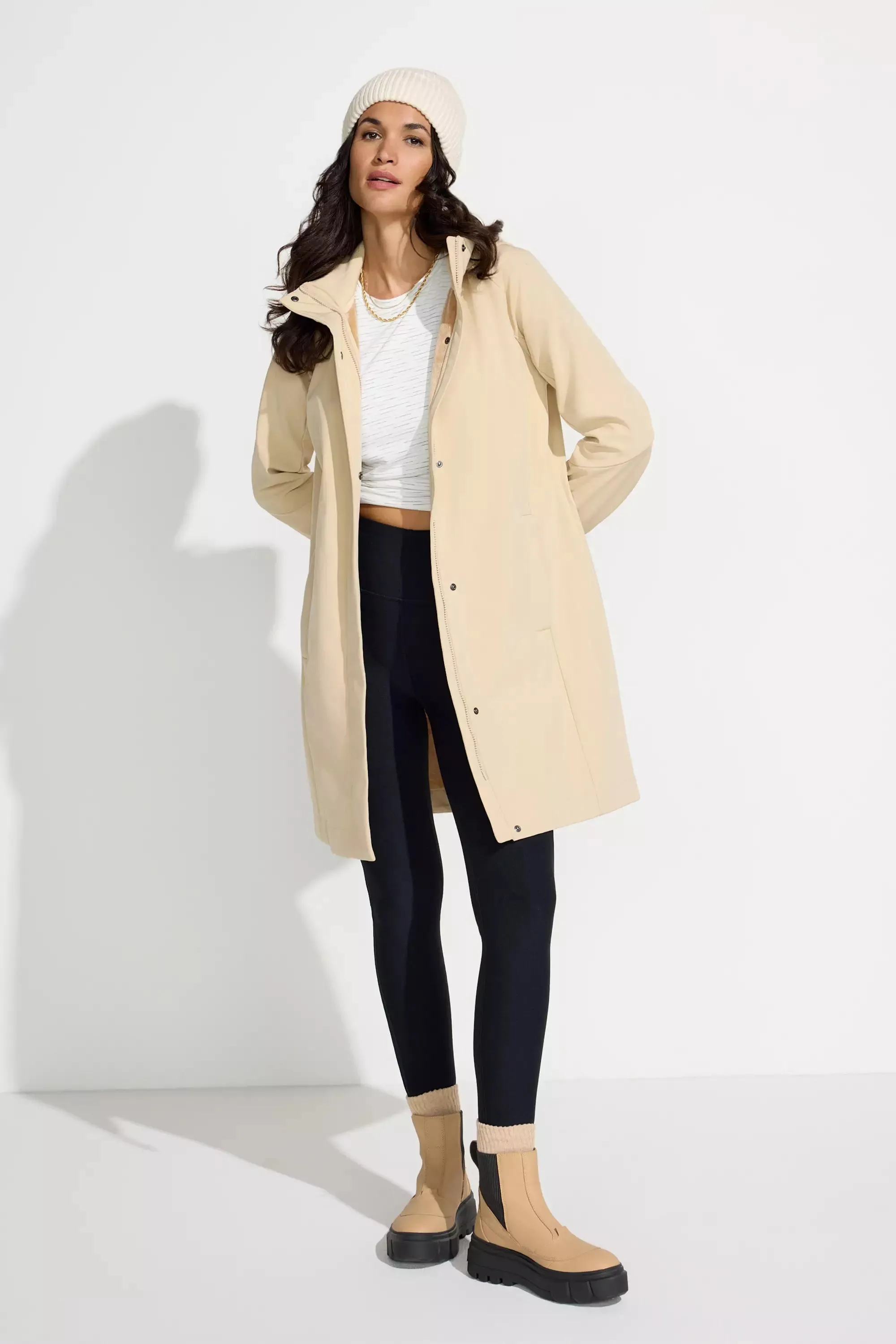 Women’s Long Softshell Jacket sold by Mondetta