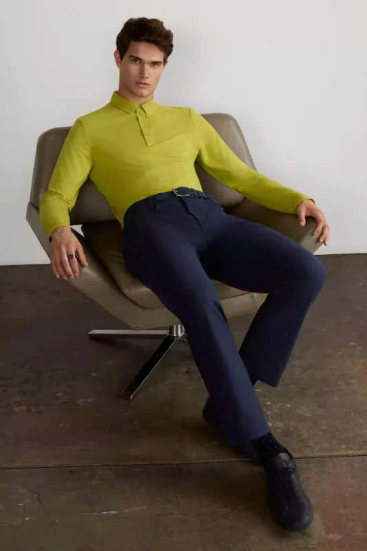 Limitless Denim-Look Semi-Straight Pant sold by Mondetta