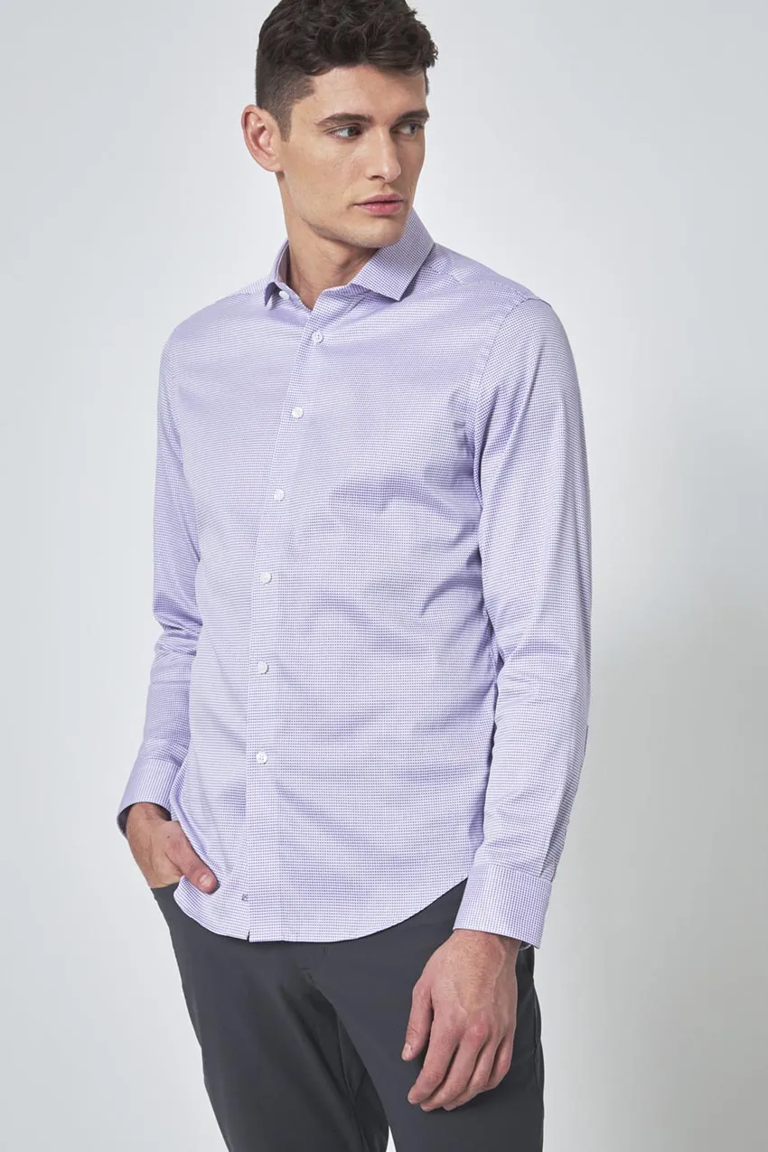 PerformLuxe Cotton Nylon Check Slim-Fit Shirt sold by Mondetta product image thumbnail 2