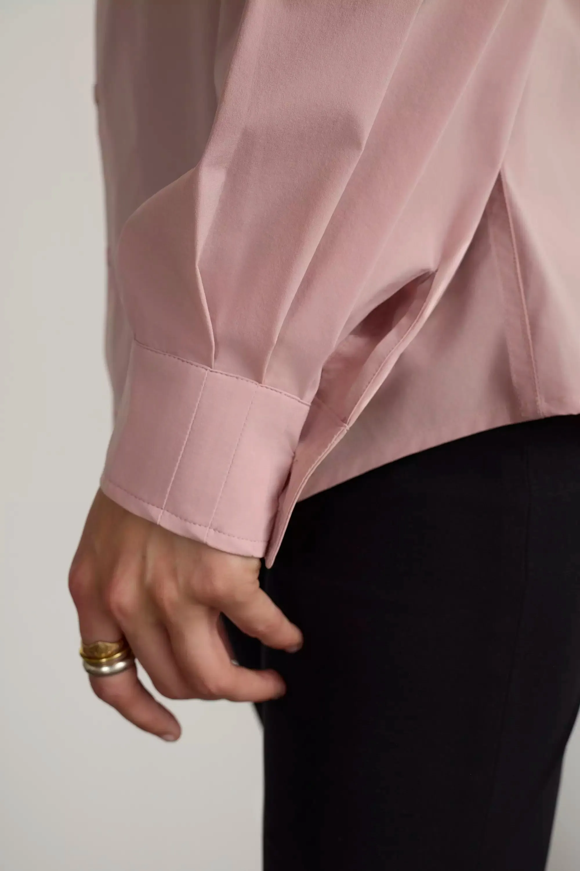 Resource Relaxed Blouse with Pleated Sleeve Cuff Detail sold by Mondetta product image thumbnail 5