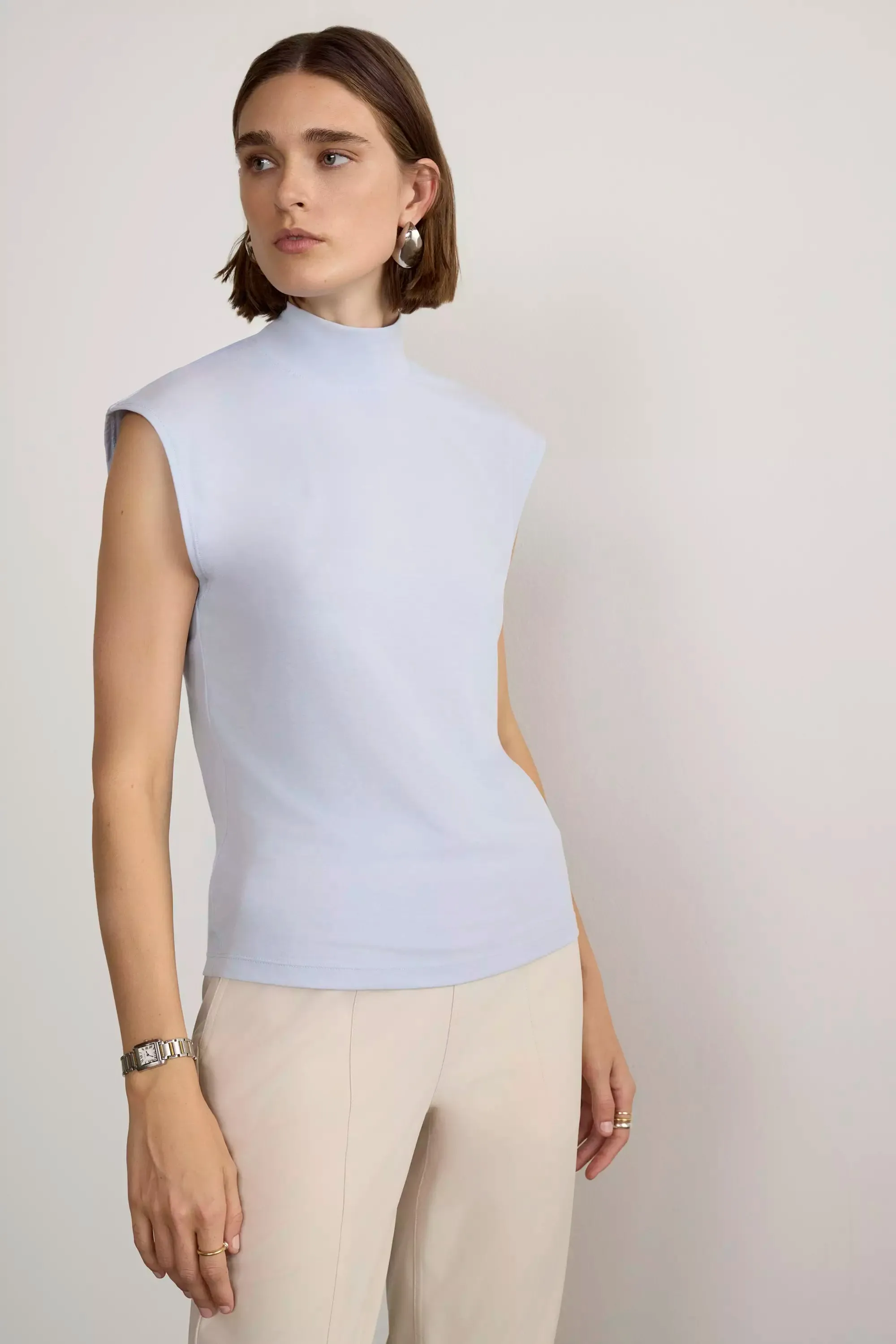Expression Sleeveless Mock Neck Top sold by Mondetta product image thumbnail 5