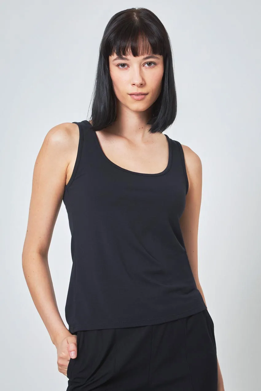 Expression Scoop Neck Tank Top sold by Mondetta