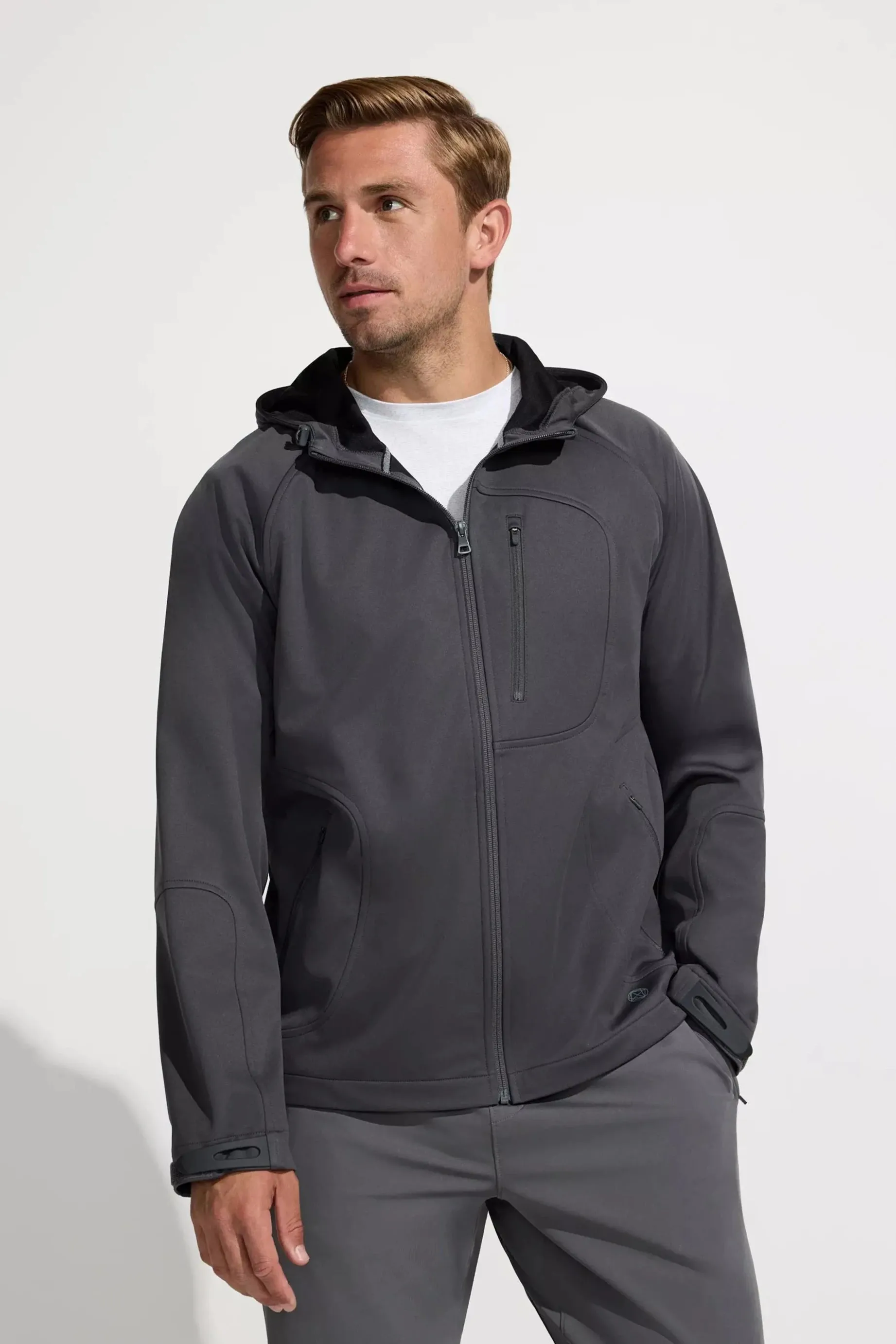 Men’s Axiom Full Zip Hooded Jacket sold by Mondetta product image thumbnail 2