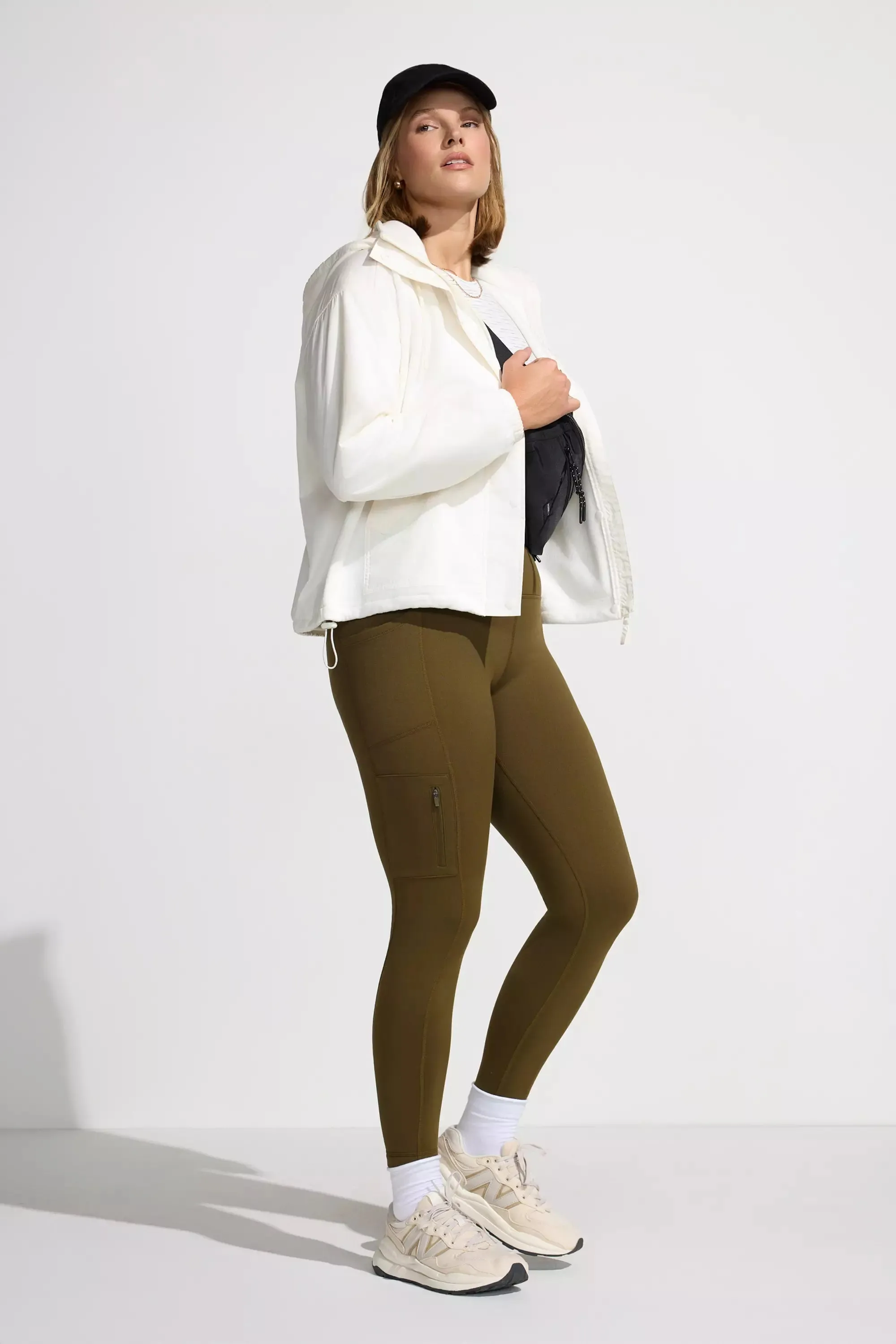 Women’s Hooded Mixed Media Jacket sold by Mondetta product image thumbnail 2