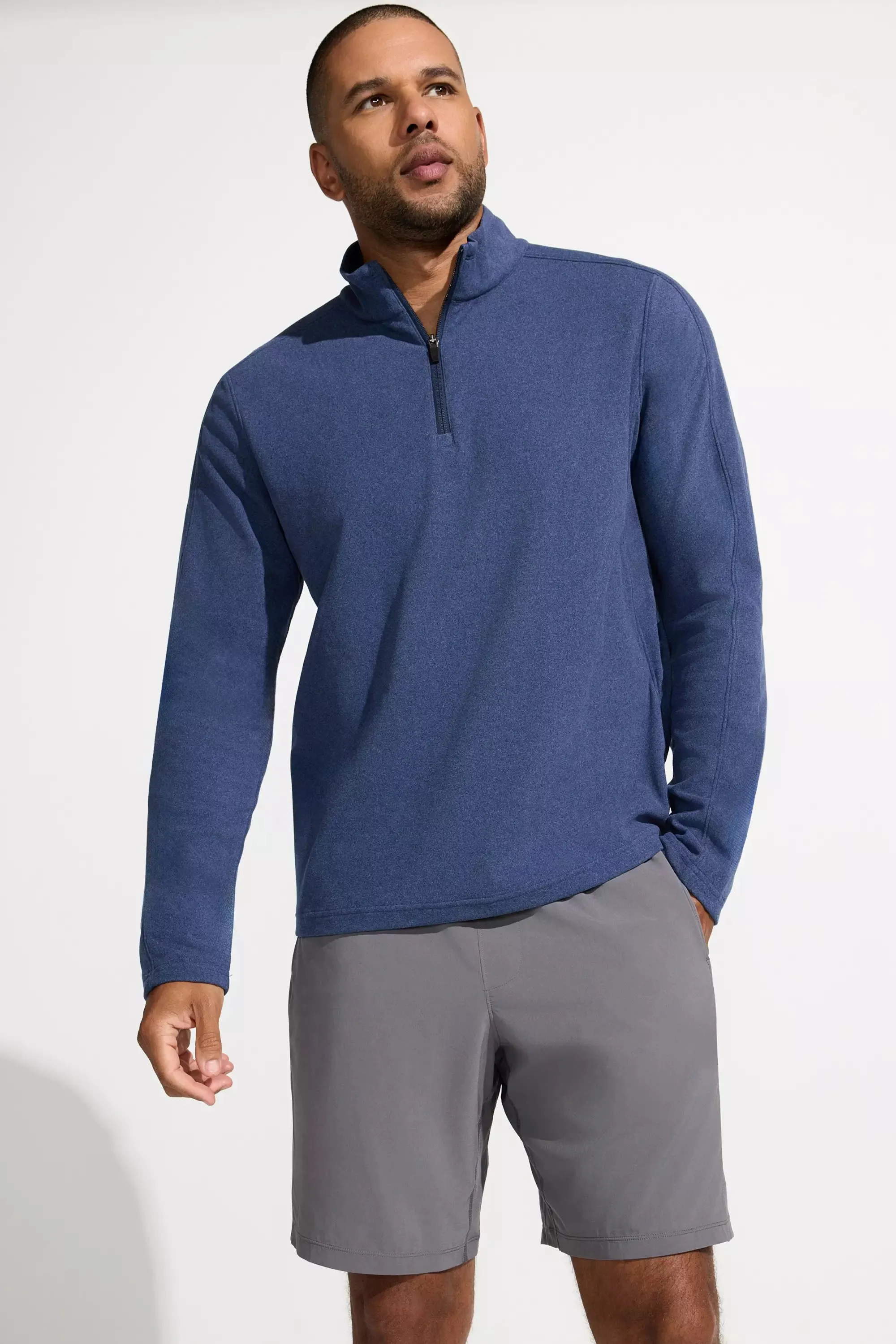 Men's Knit 1/4 Zip Pullover sold by Mondetta product image thumbnail 2