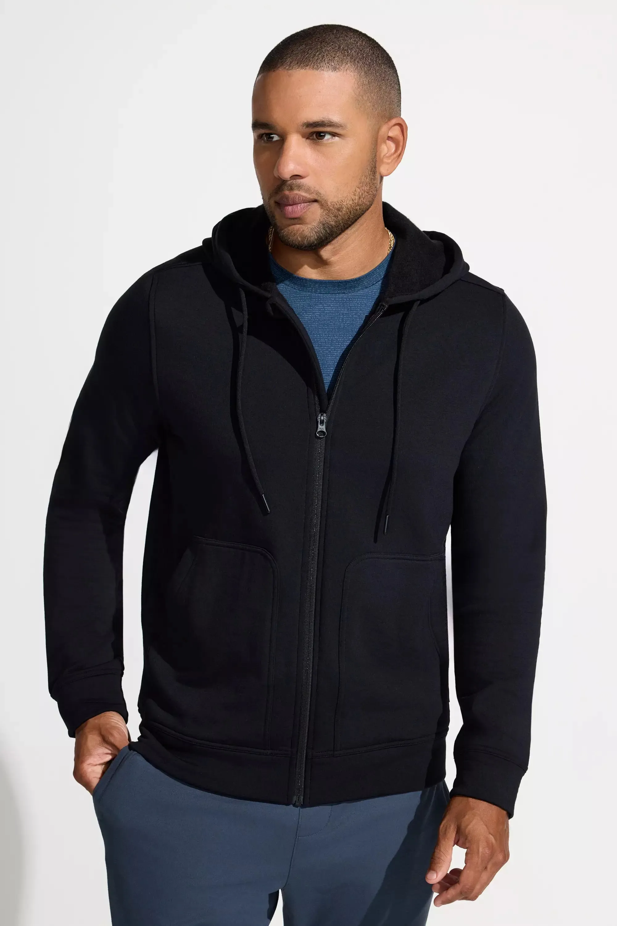 Men’s Supreme Full-Zip Hoodie sold by Mondetta product image thumbnail 2