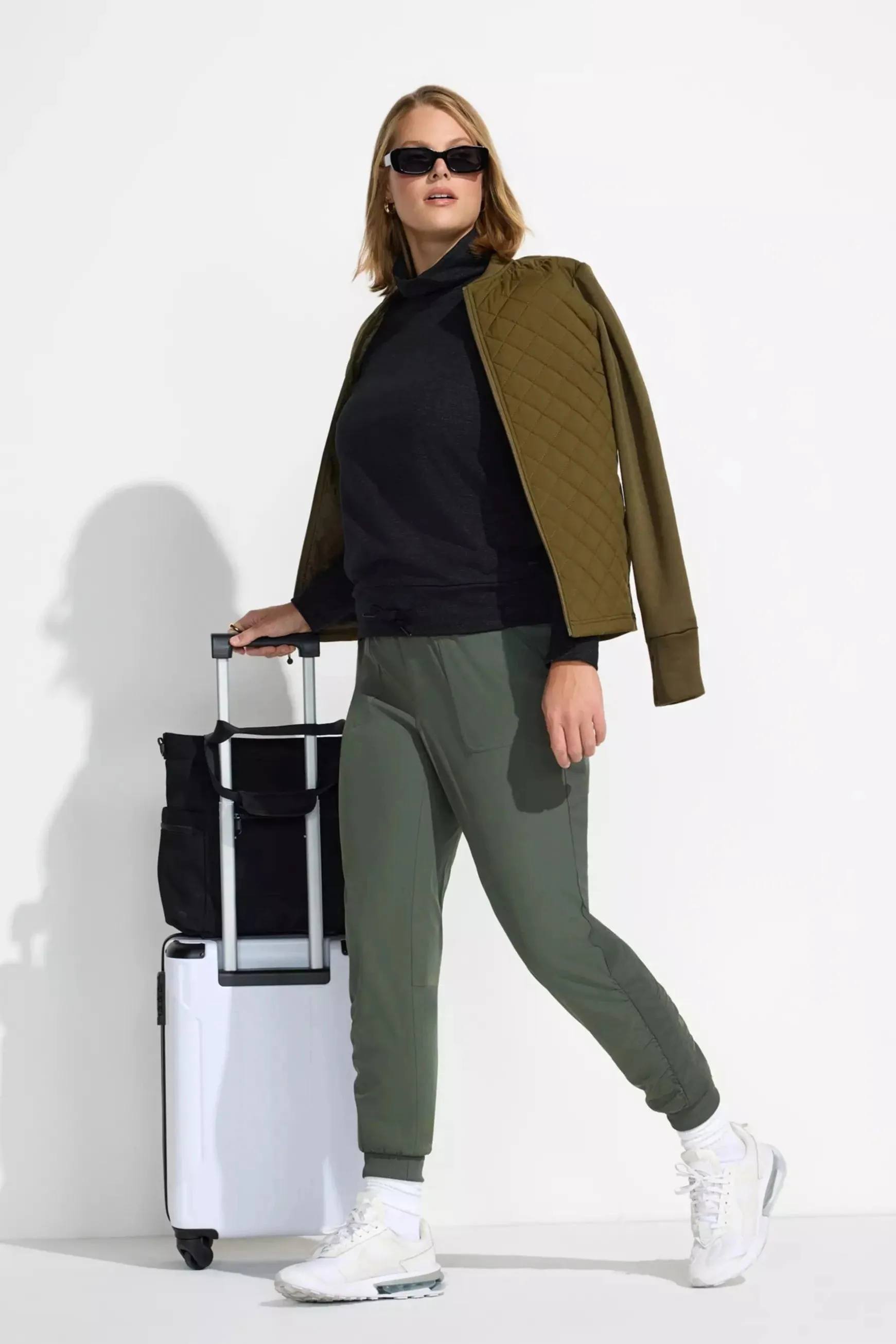 Women’s Woven Ruched Pant sold by Mondetta