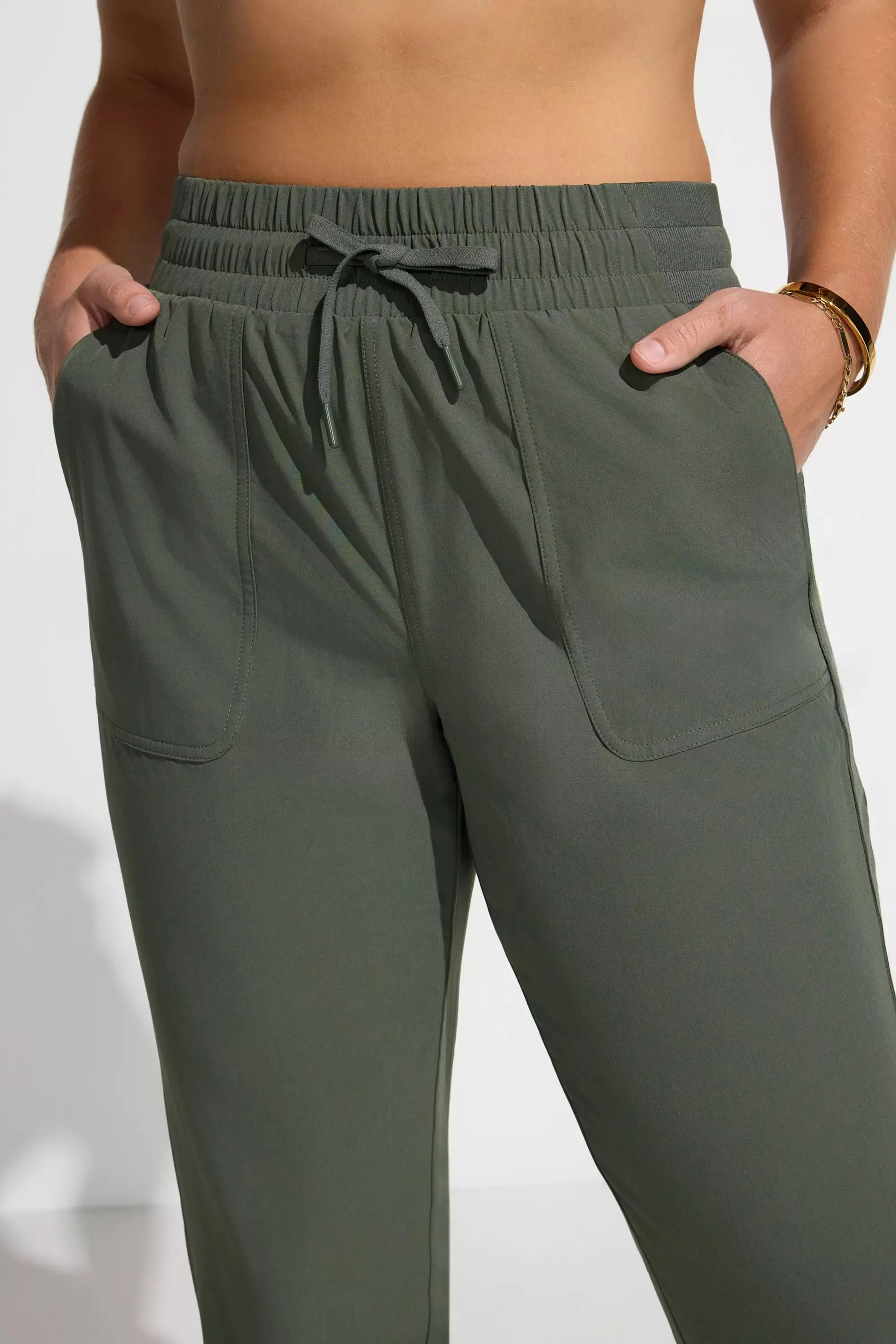 Women’s Woven Ruched Pant sold by Mondetta product image thumbnail 4