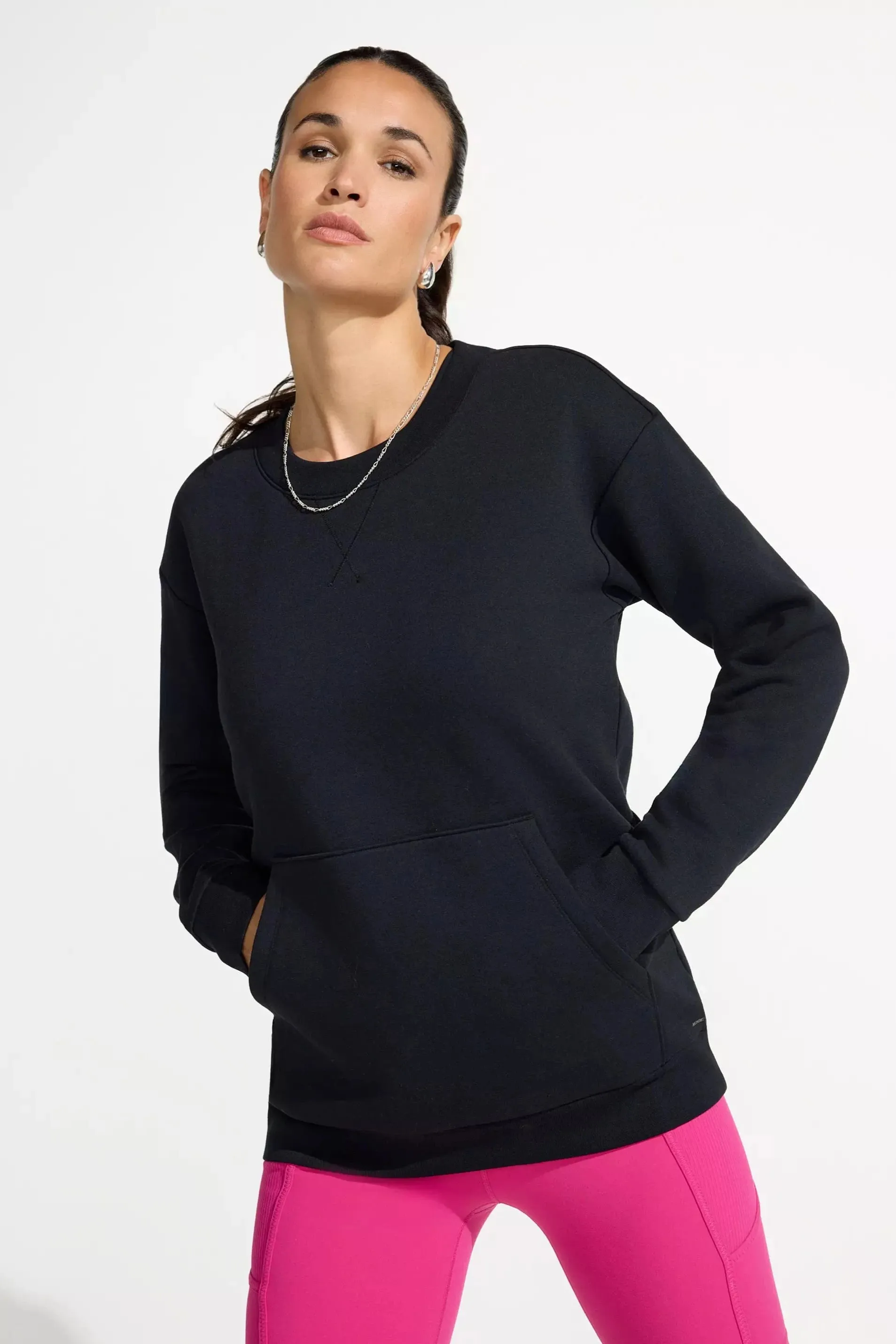 Womens Fleece Crew Neck Top sold by Mondetta