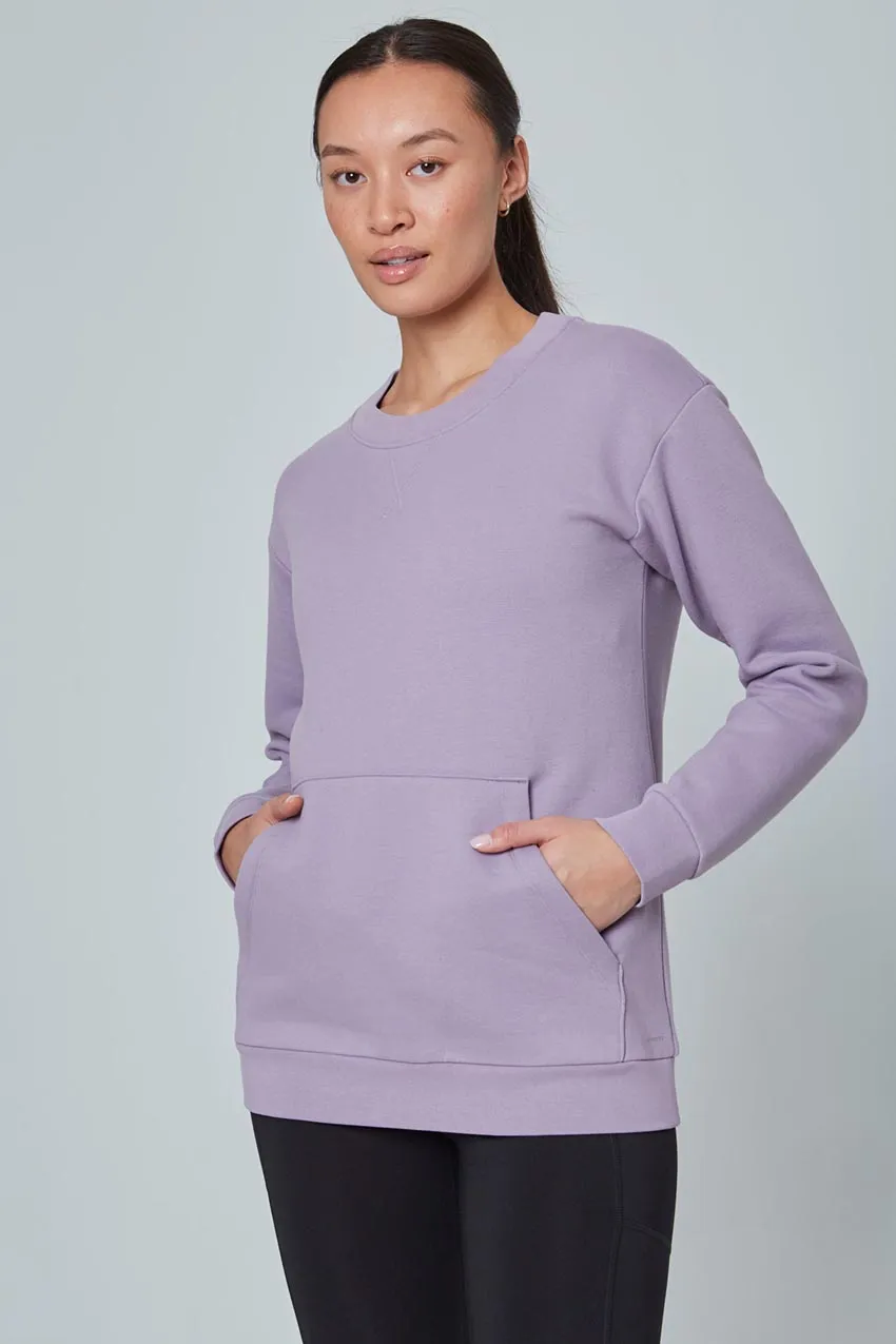 Womens Fleece Crew Neck Top sold by Mondetta product image thumbnail 5