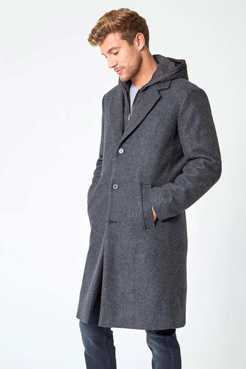 Deal Maker Overcoat with Removable Hooded Fooler sold by Mondetta product image thumbnail 2