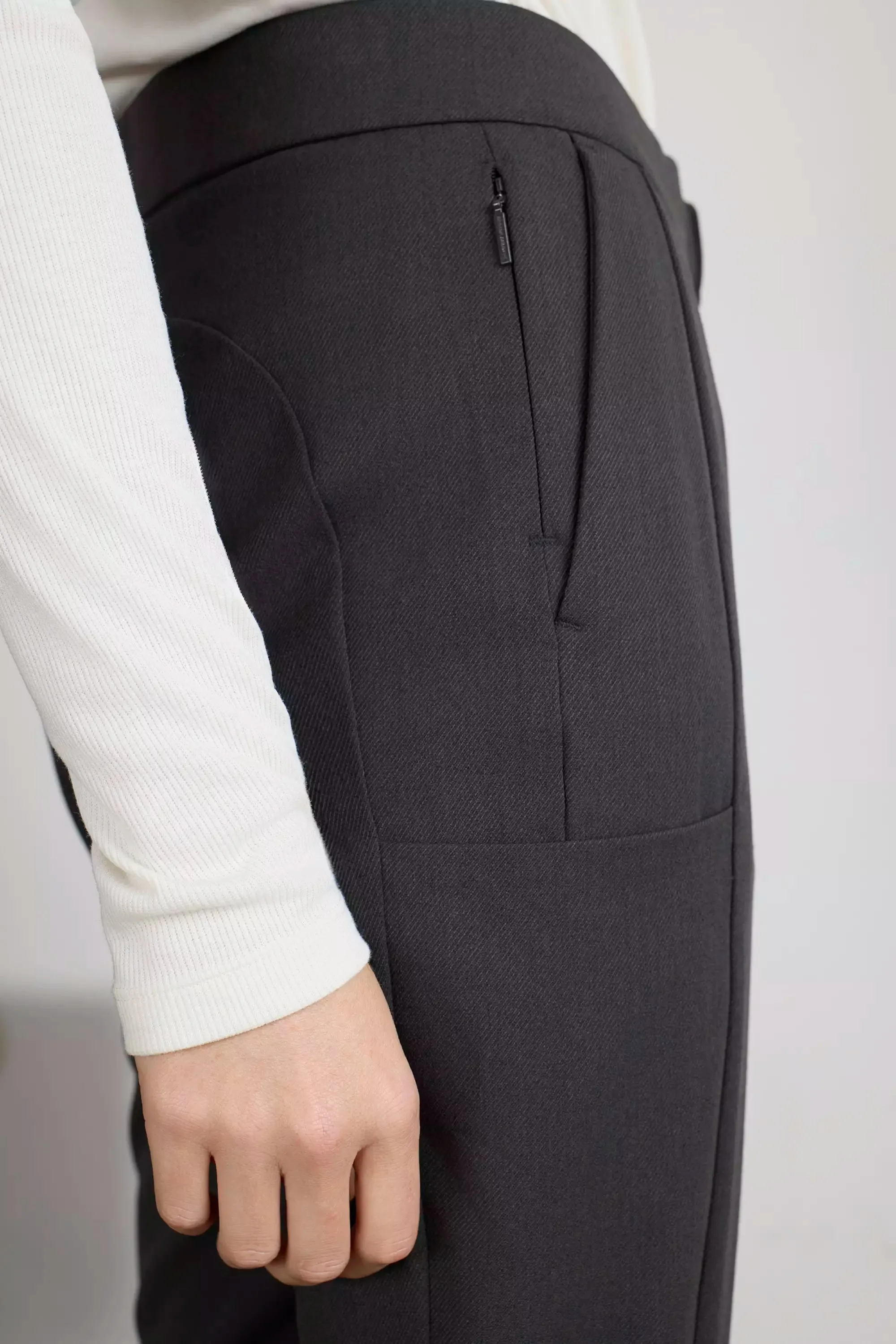Trailblaze High-Rise Slim Twill Trouser sold by Mondetta product image thumbnail 5