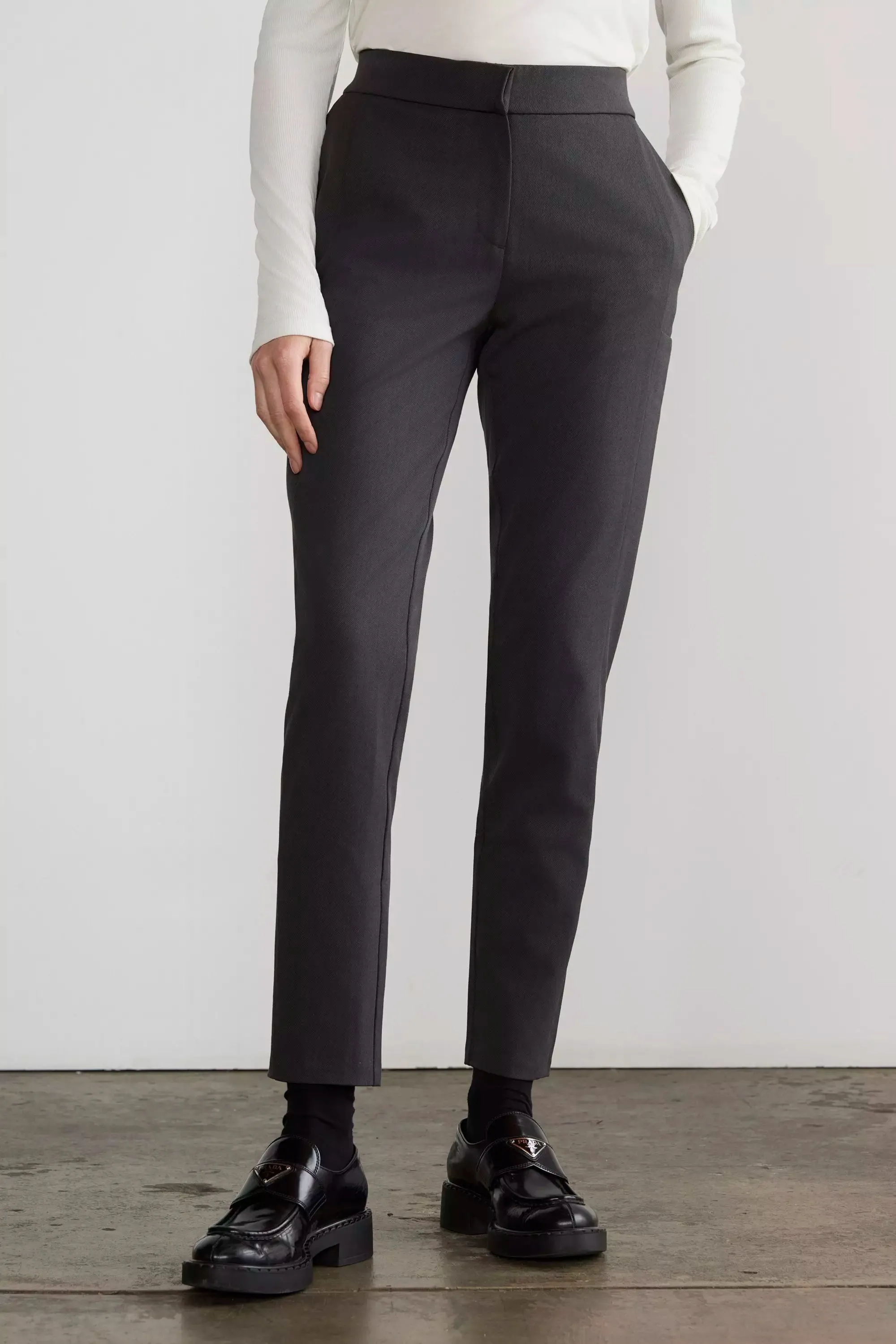 Trailblaze High-Rise Slim Twill Trouser sold by Mondetta product image thumbnail 2