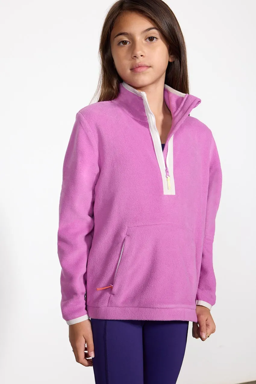 Mission Girls’ Polar Fleece 1/2 Zip sold by Mondetta product image thumbnail 4