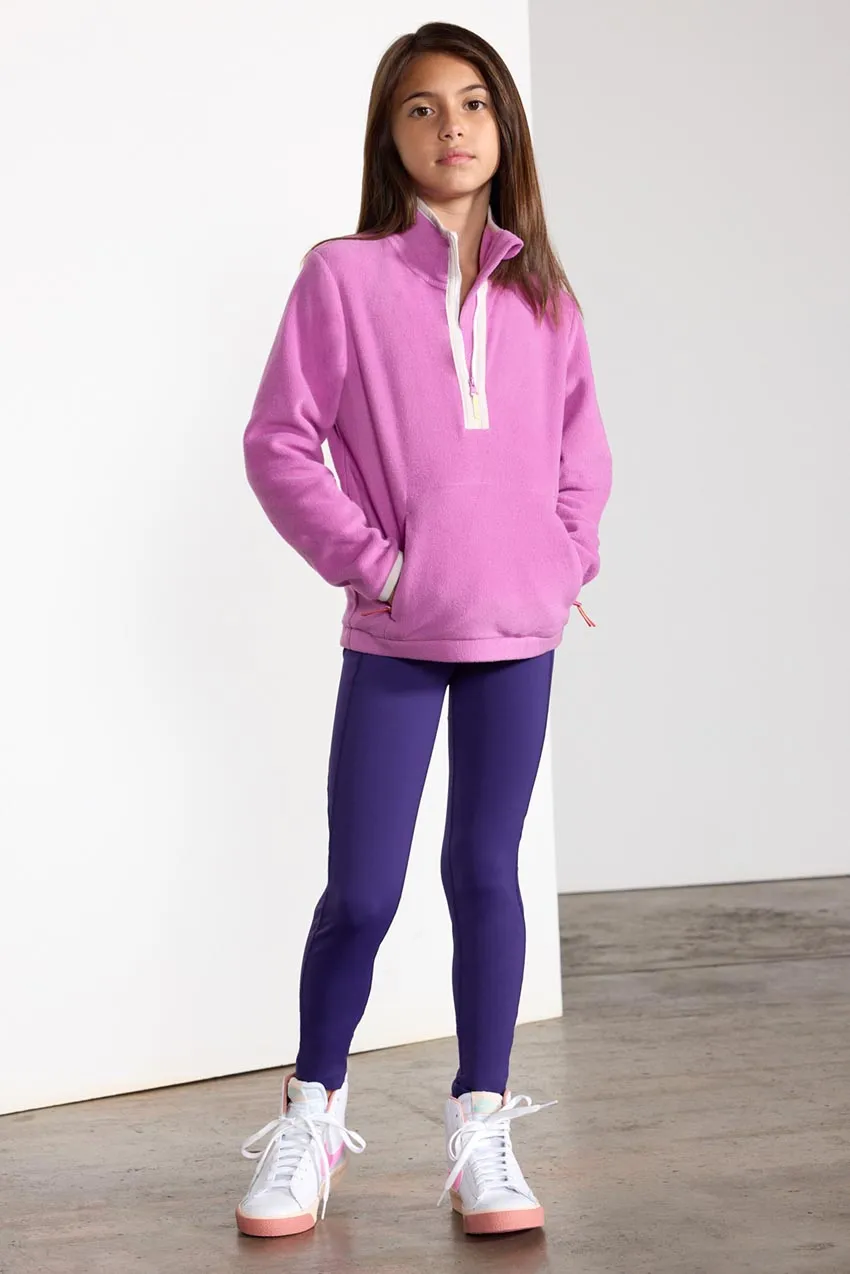 Mission Girls’ Polar Fleece 1/2 Zip sold by Mondetta product image thumbnail 2