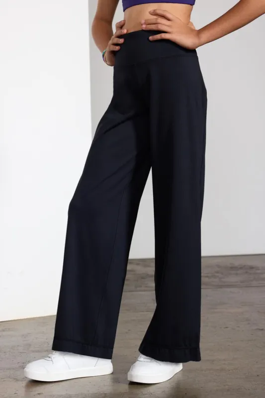 Vital Girls’ High-Waisted Wide Leg Pant sold by Mondetta