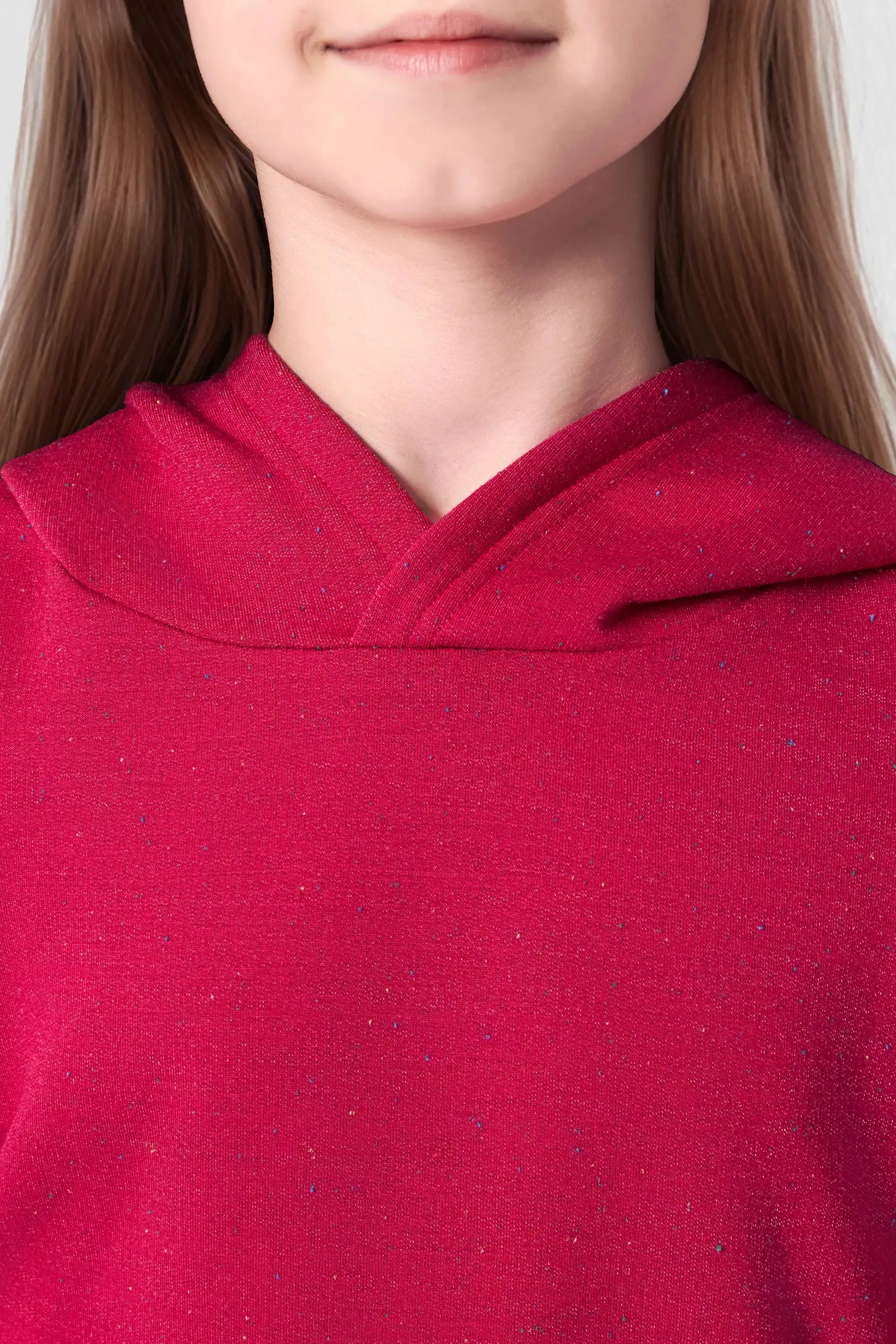 Girl’s Cotton Candy Fleece Hoodie sold by Mondetta product image thumbnail 4