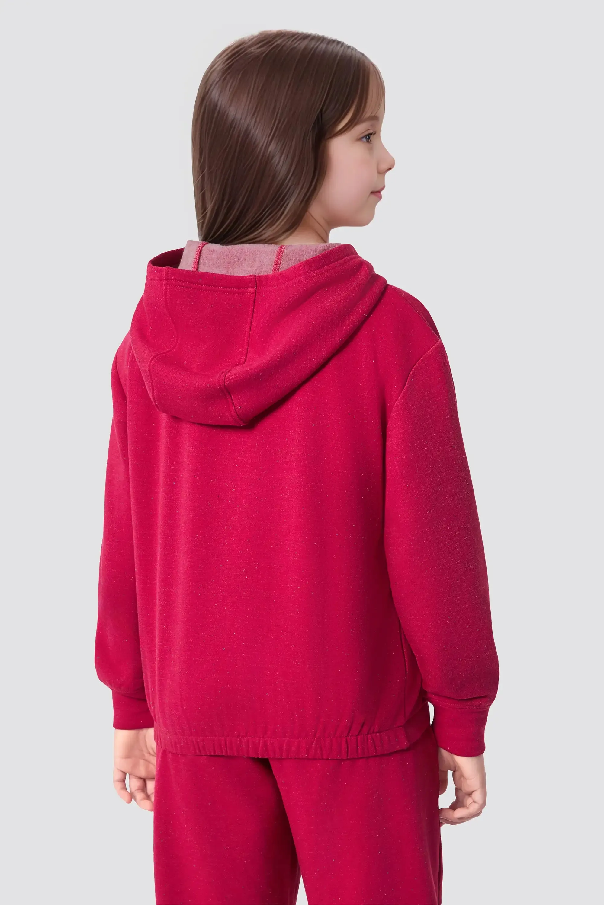 Girl’s Cotton Candy Fleece Hoodie sold by Mondetta product image thumbnail 3