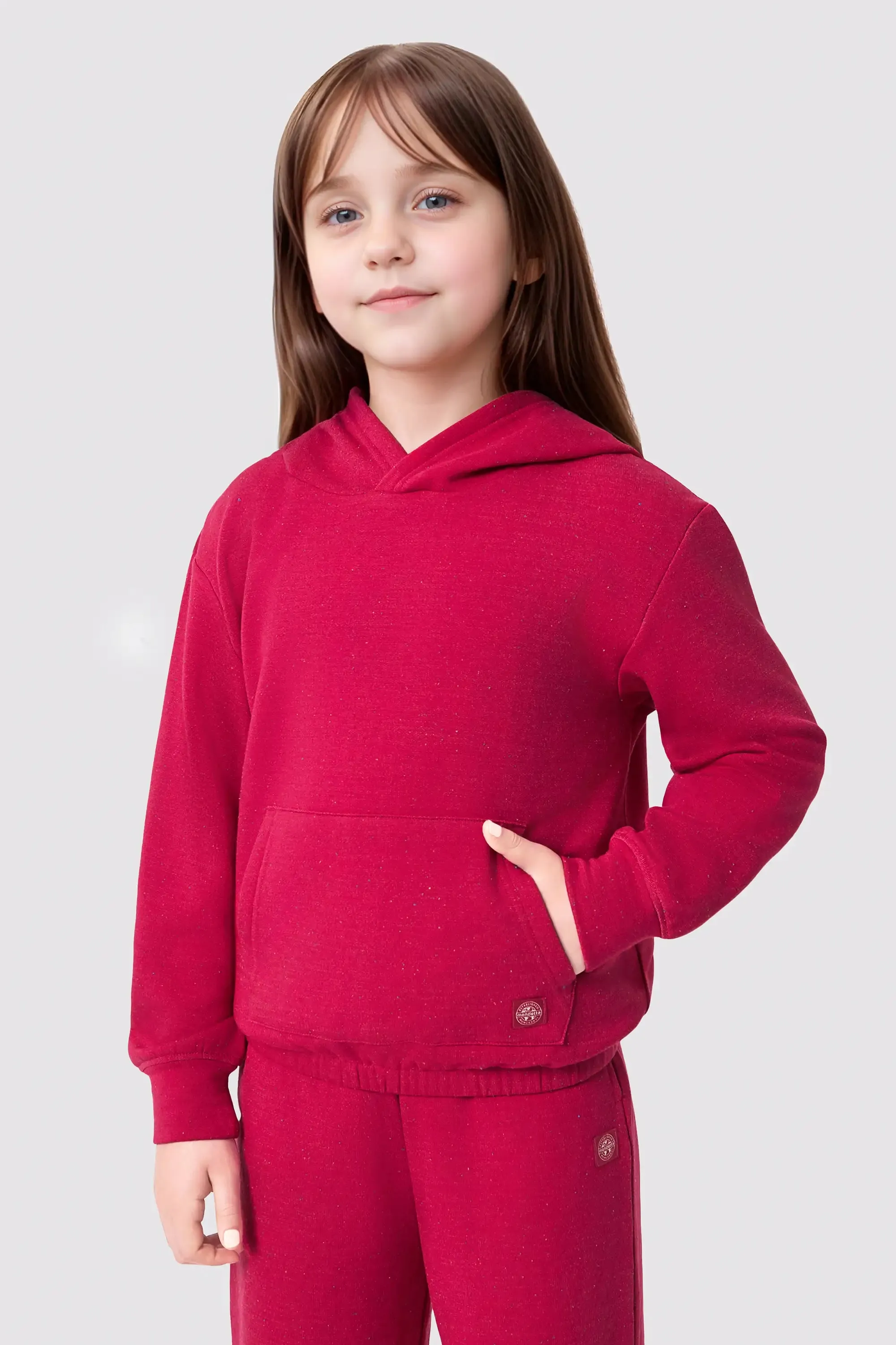 Girl’s Cotton Candy Fleece Hoodie sold by Mondetta product image thumbnail 2