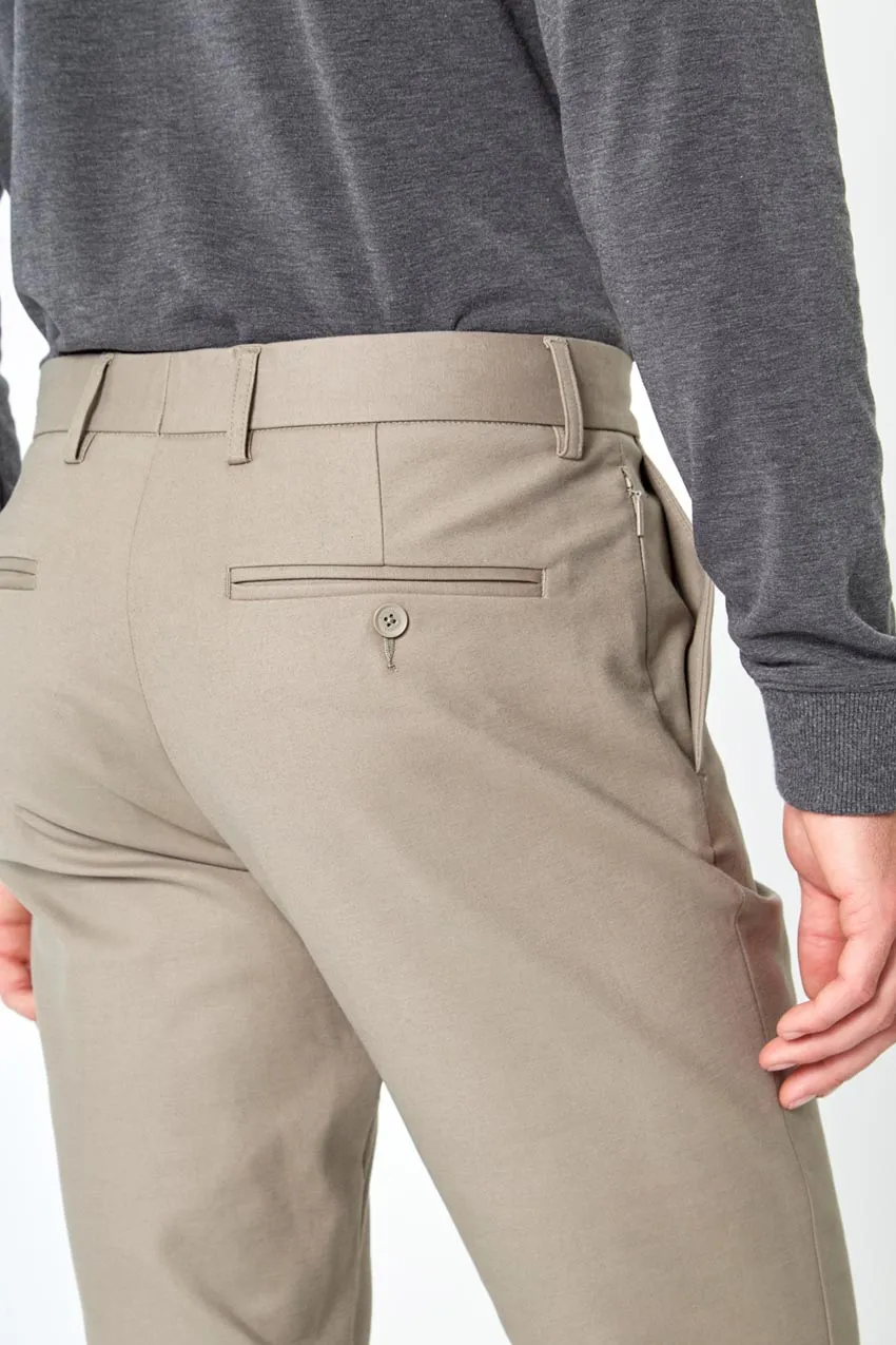 Acumen Slim Twill Pant - Mushroom Grey sold by Mondetta product image thumbnail 4