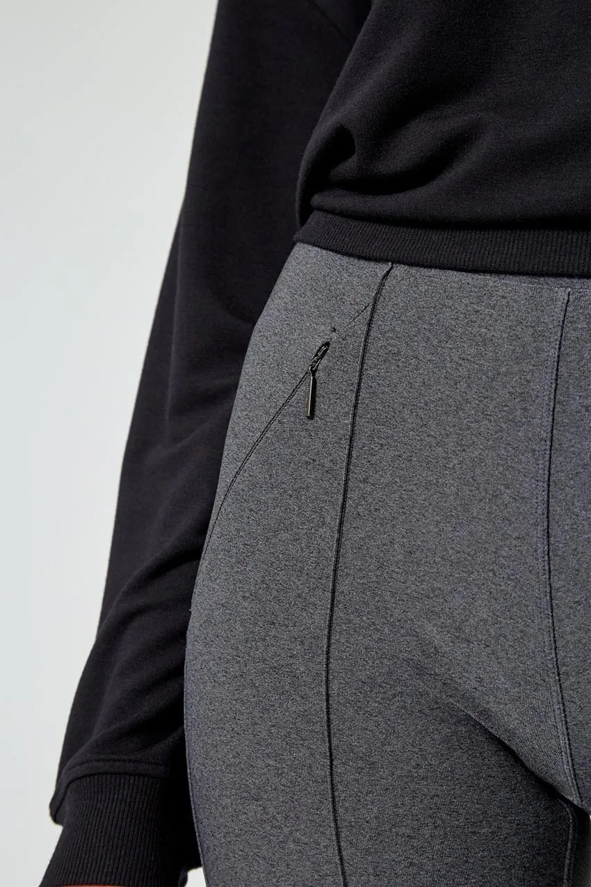 Distinctive Sustainable Mid-Rise Skinny Pant - Htr Charcoal sold by Mondetta product image thumbnail 5