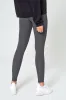 Distinctive Sustainable Mid-Rise Skinny Pant - Htr Charcoal sold by Mondetta